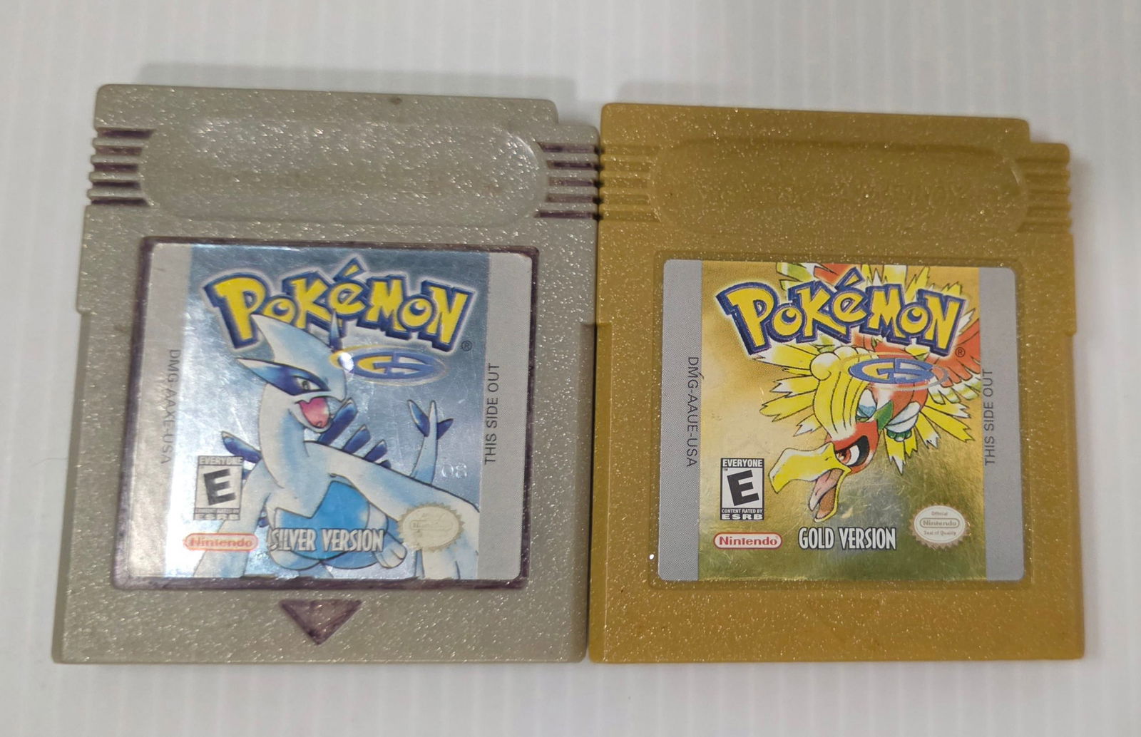 Nintendo Game Boy Color Pokemon Gold and Silver Version 2-Cartridge Lot (1 of 19)