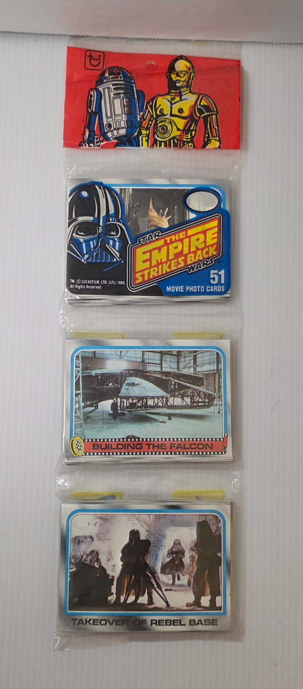 Factory Sealed Star Wars The Empire Strikes Back Movie Photo Cards Pack (1 of 10)