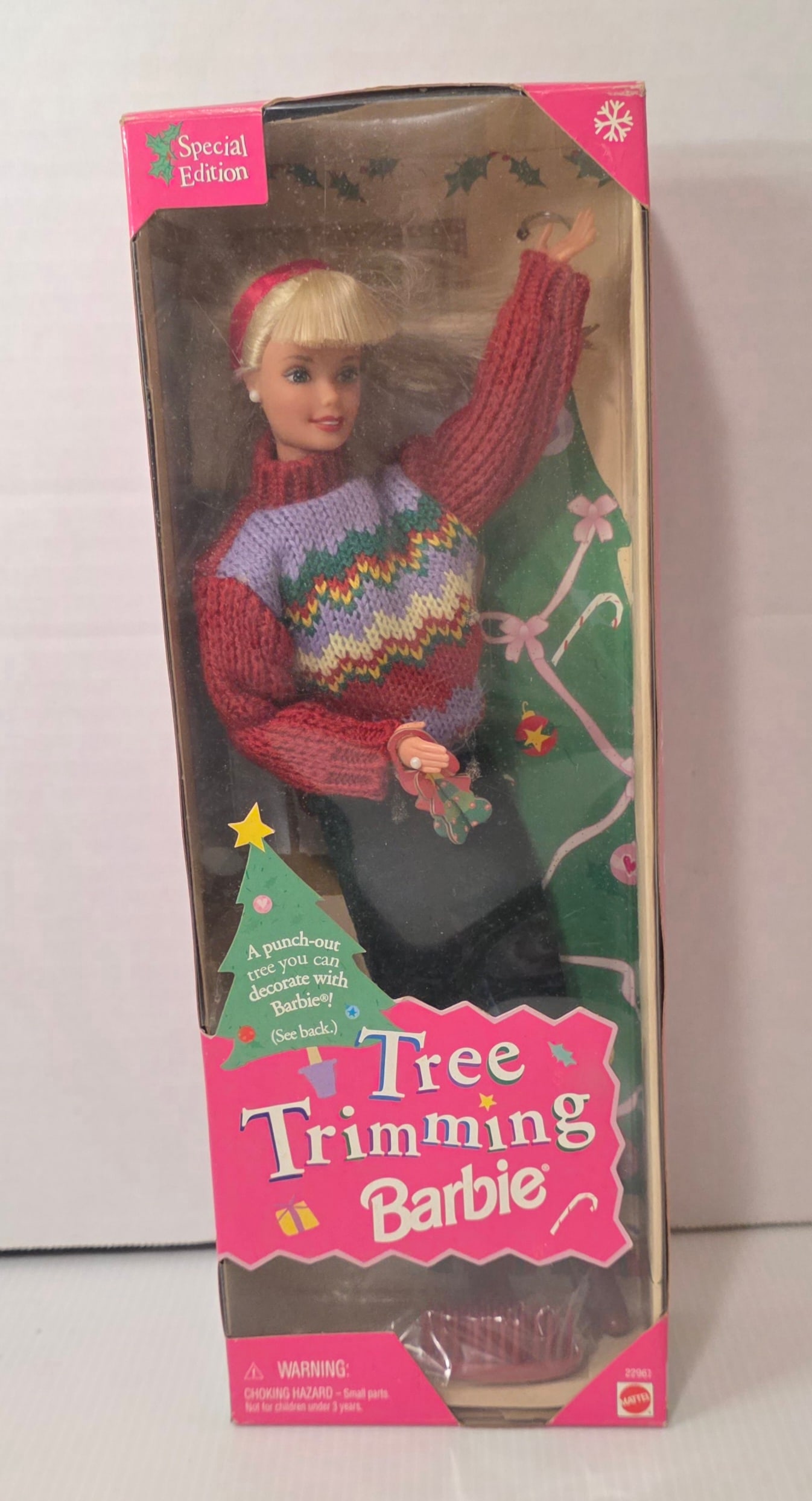 1998 Special Edition Tree Trimming Barbie #22967 NRFB (Box Wear) (1 of 11)