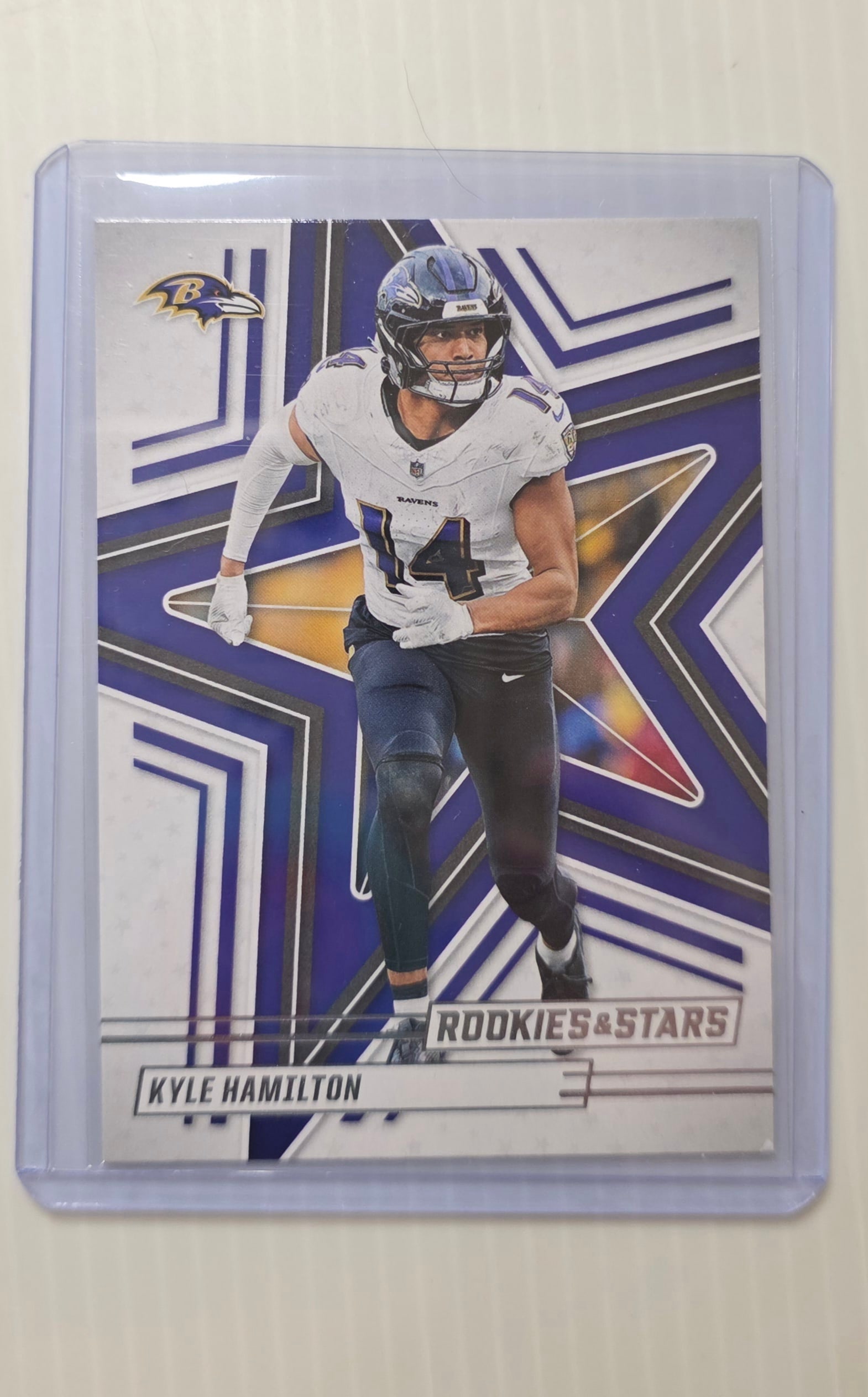 2025 Panini Rookies & Stars Kyle Hamilton #53 Baltimore Ravens NFL Football Card: 2025 Panini Rookies & Stars Kyle Hamilton #53.Raw ungraded base card.Exact card shown.Sold as-is. No grading guarantees.Player: Kyle HamiltonTeam: Baltimore RavensCard No.: 53