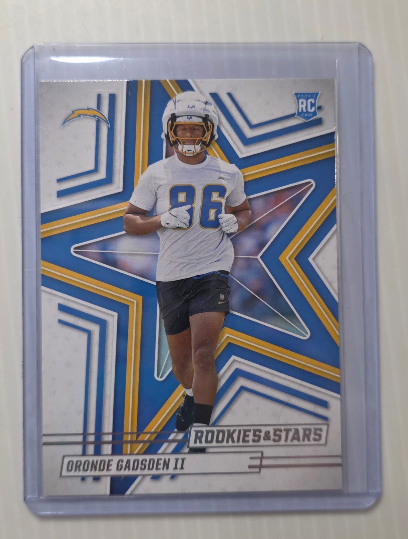 2025 Panini Rookies & Stars Oronde Gadsden II Rookie RC #167 Los Angeles Chargers NFL Card (1 of 3)