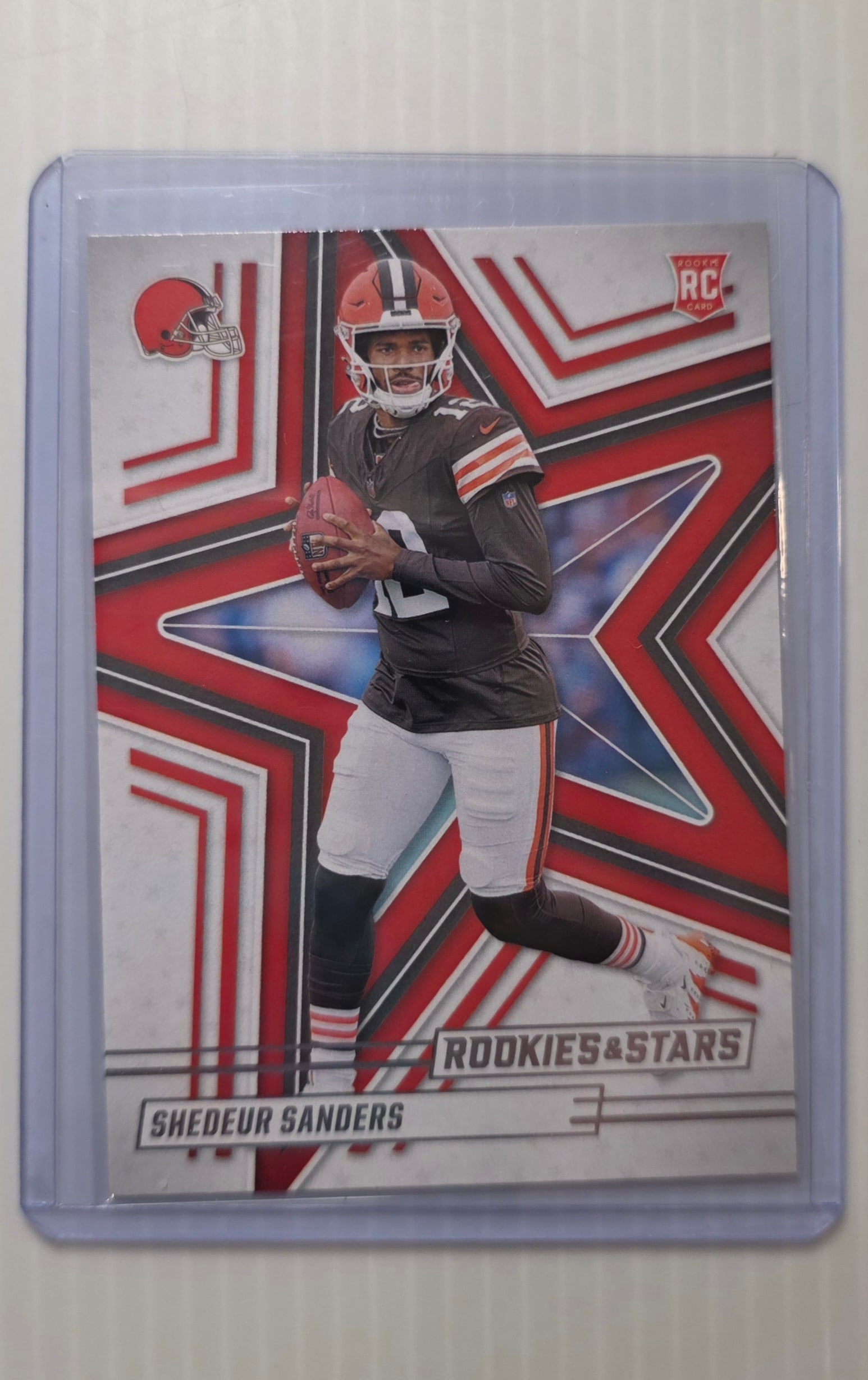 2025 Panini Rookies & Stars Shedeur Sanders RC #177 Cleveland Browns Rookie NFL Football Card (1 of 3)