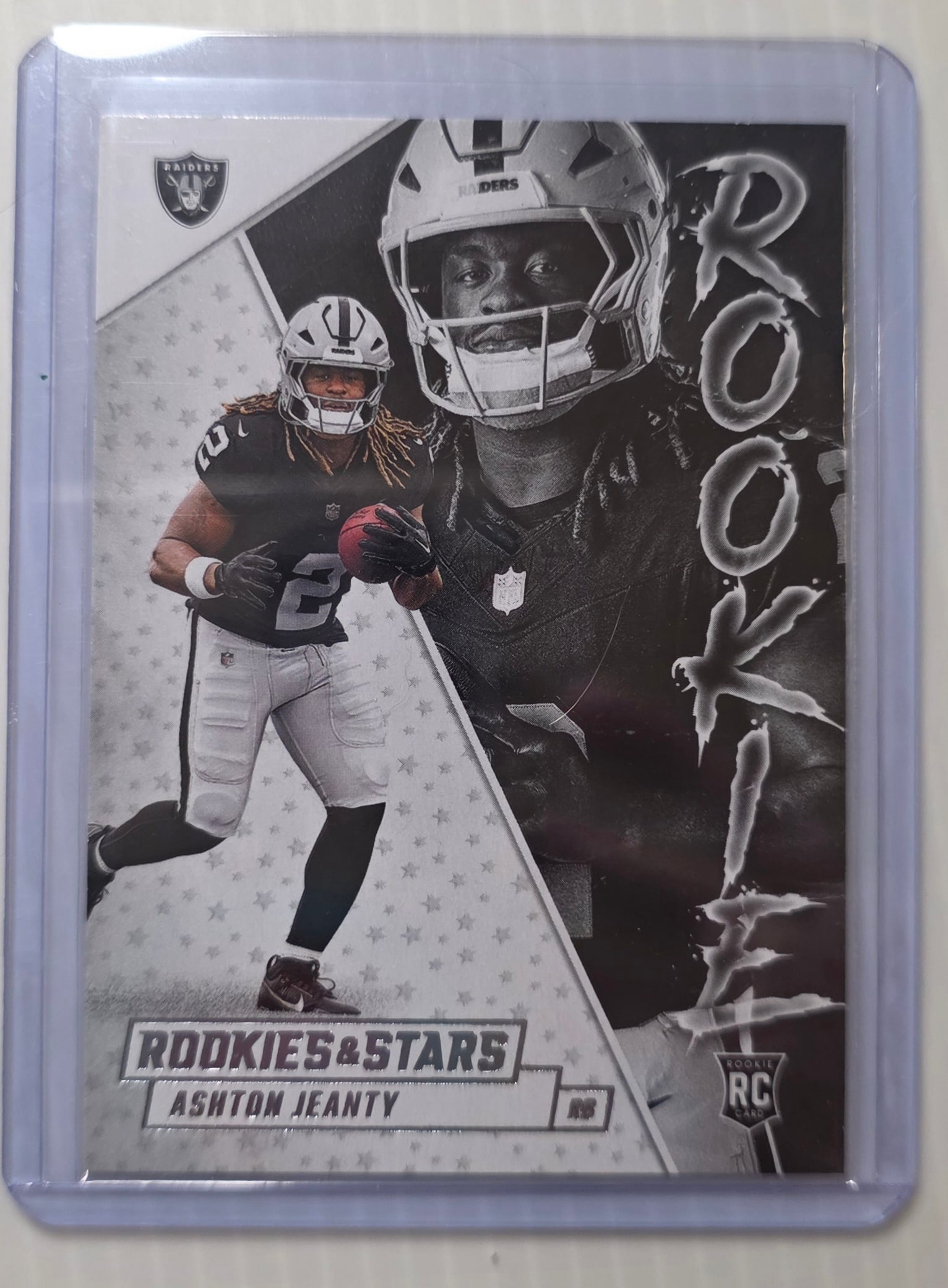 2025 Panini Rookies & Stars Ashton Jeanty RC #2 Las Vegas Raiders Rookie NFL Football Card (1 of 3)