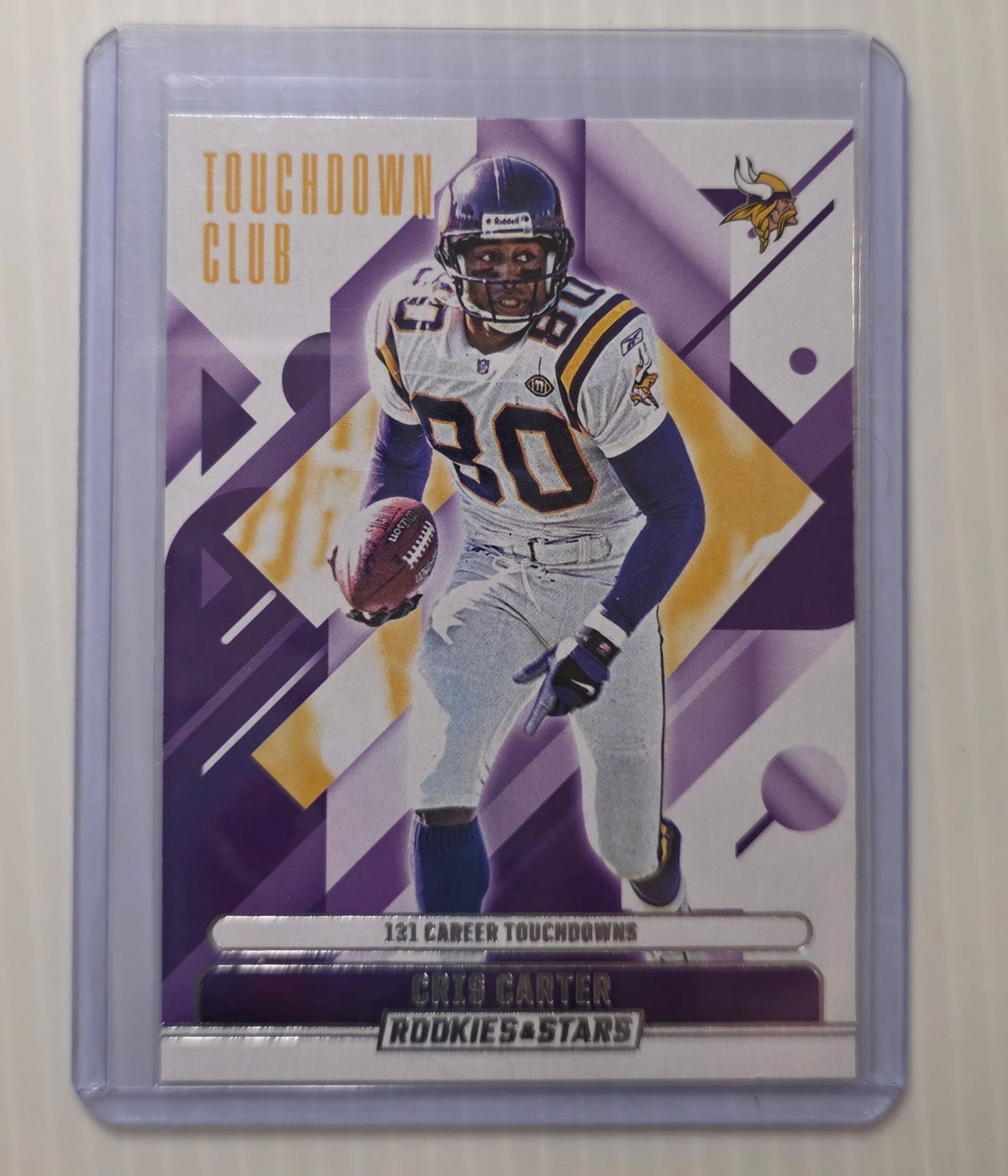 2025 Panini Rookies & Stars Touchdown Club Cris Carter #5 Minnesota Vikings Insert NFL Football Card (1 of 3)