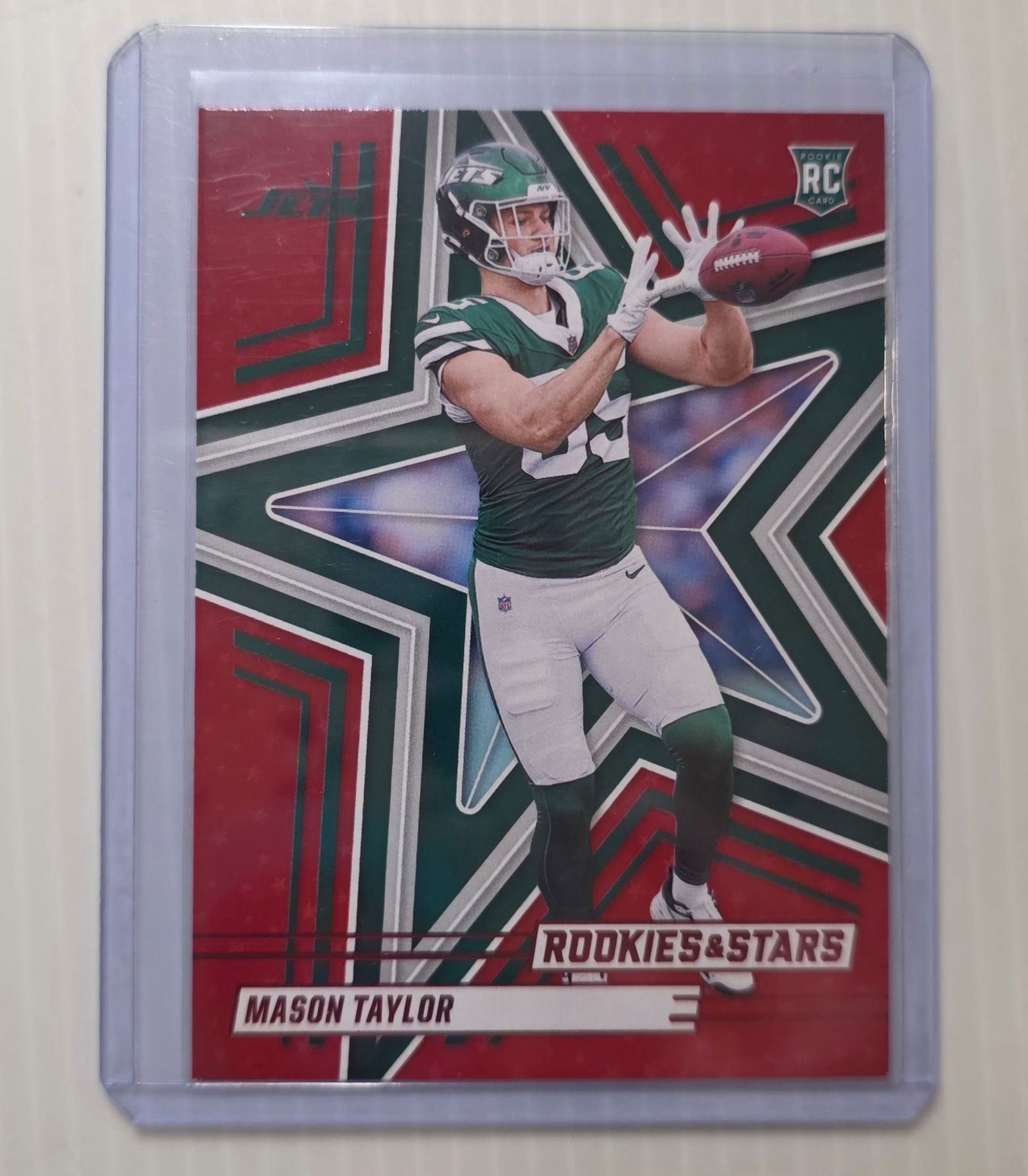 2025 Panini Rookies & Stars Mason Taylor RC #157 New York Jets Rookie NFL Football Card (1 of 3)