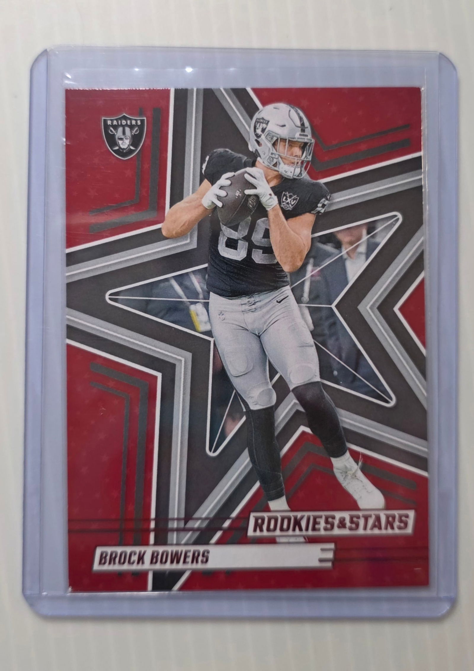 2025 Panini Rookies & Stars Brock Bowers #12 Las Vegas Raiders NFL Football Card (1 of 3)