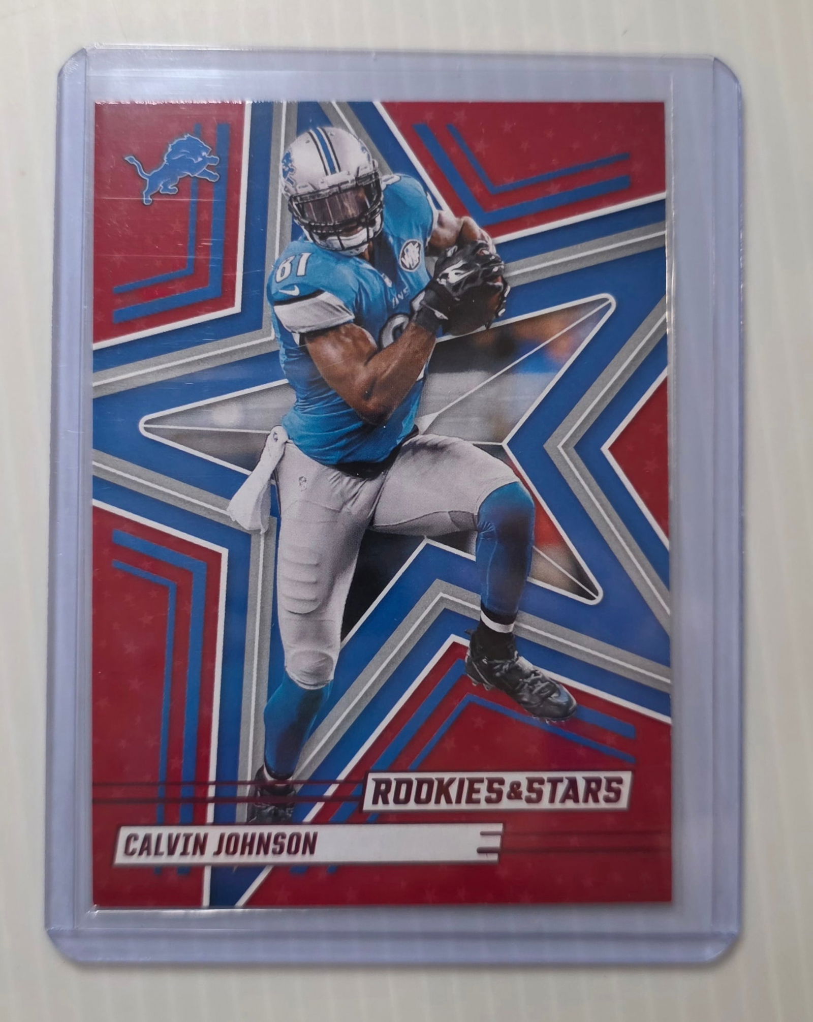 2025 Panini Rookies & Stars Calvin Johnson #70 Detroit Lions NFL Football Card (1 of 3)