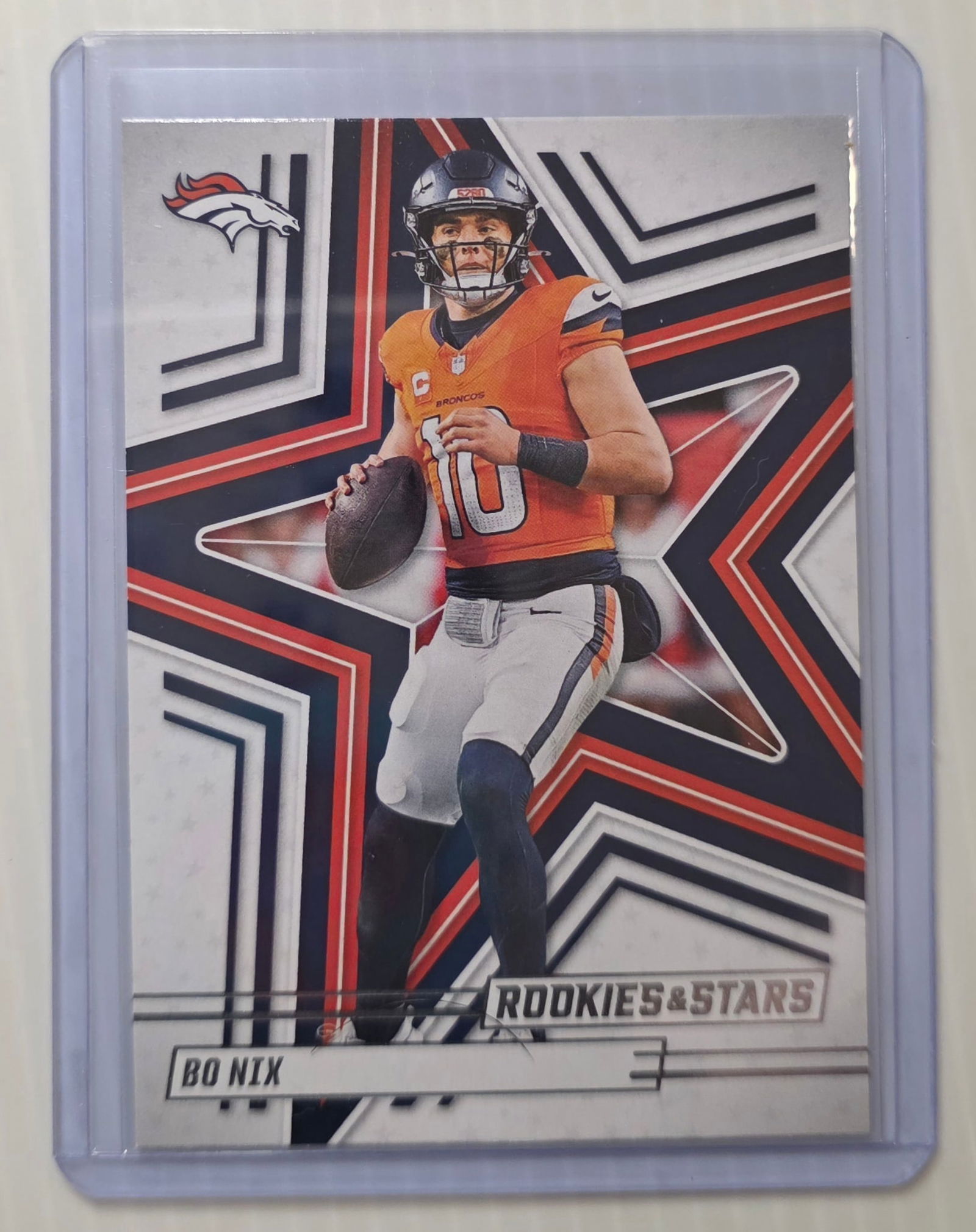 2025 Panini Rookies & Stars Bo Nix #4 Denver Broncos NFL Football Card (1 of 3)
