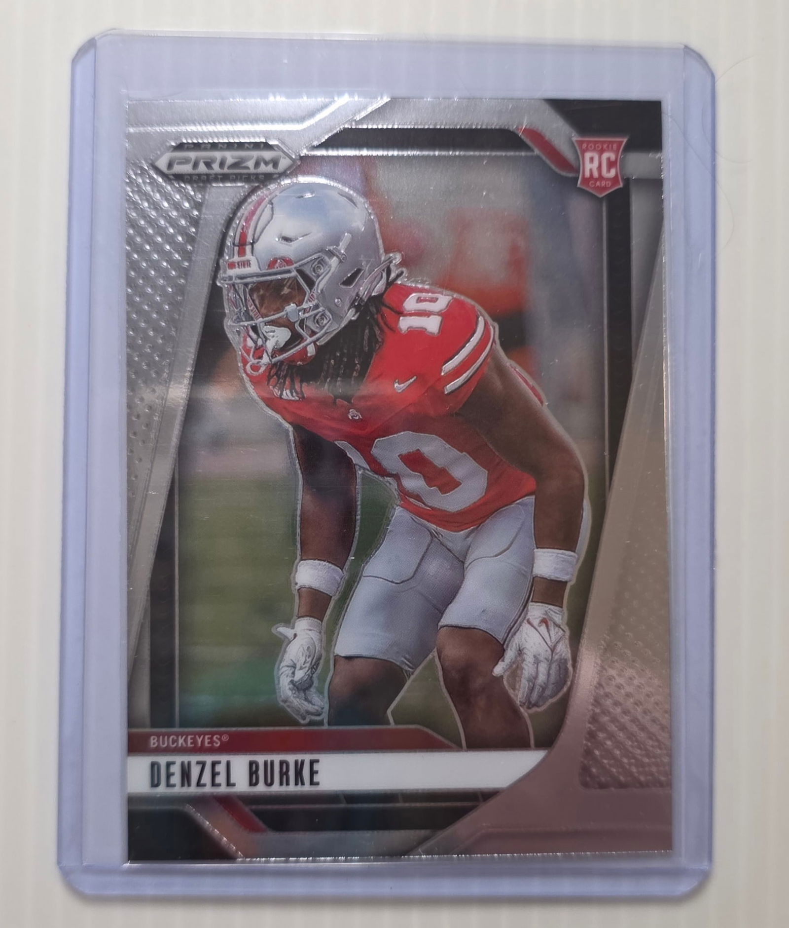 2025 Panini Prizm Draft Picks Denzel Burke RC #79 Ohio State Buckeyes Rookie Football Card (1 of 3)