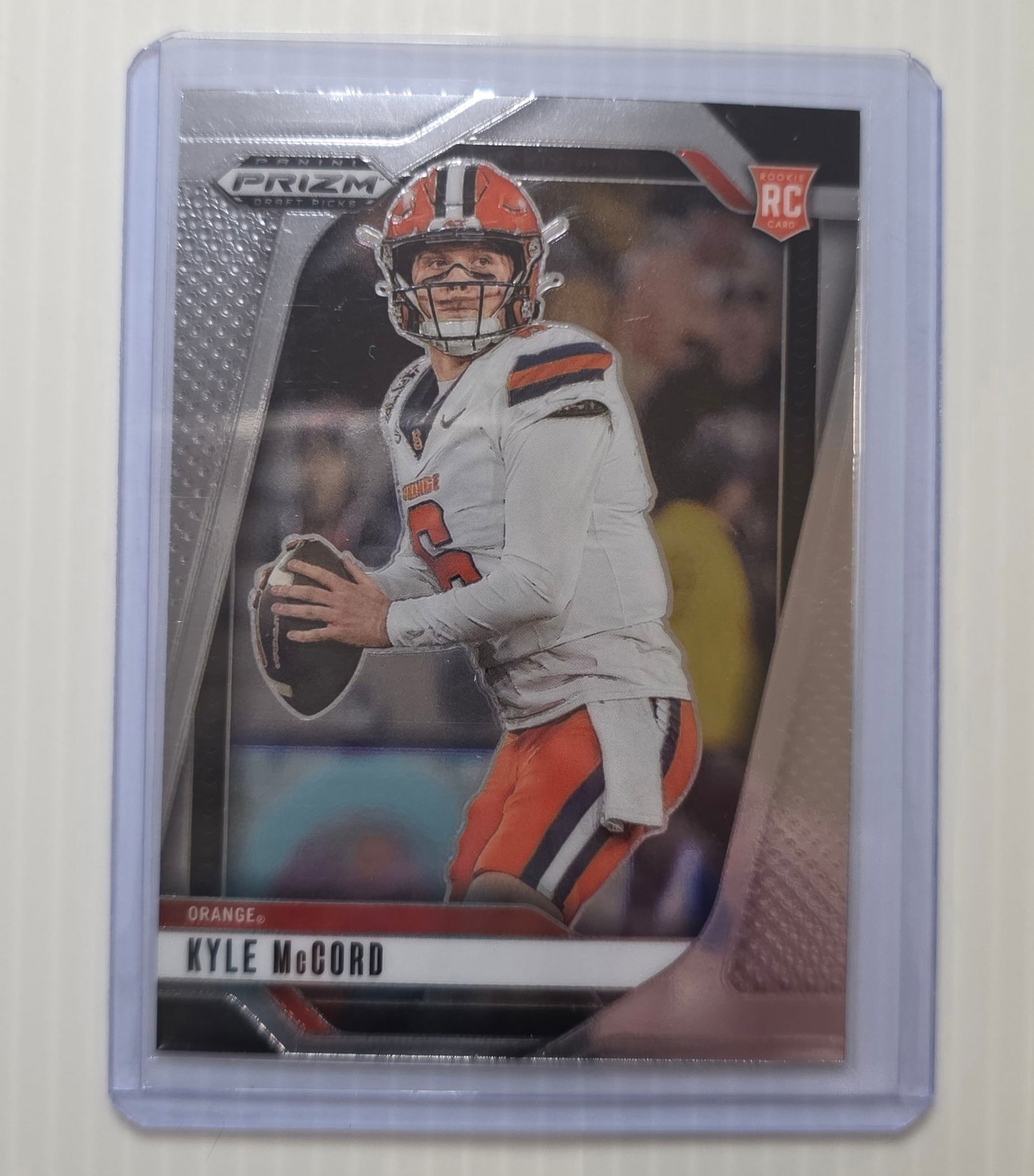 2025 Panini Prizm Draft Picks Kyle McCord Orange RC Syracuse Orange Rookie Card (1 of 2)