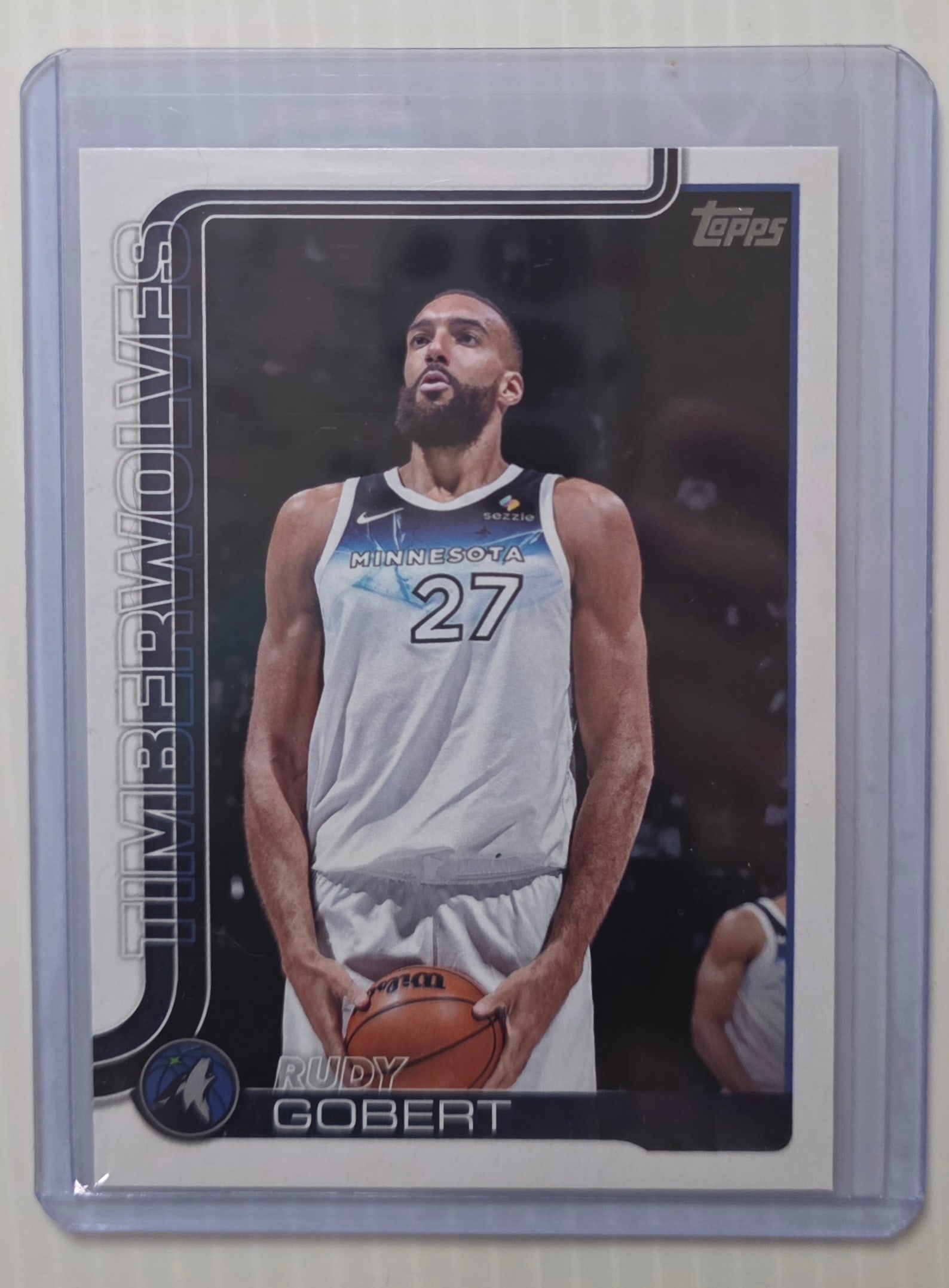 2025 Topps Flagship Rudy Gobert #111 Minnesota Timberwolves NBA Basketball Card (1 of 3)