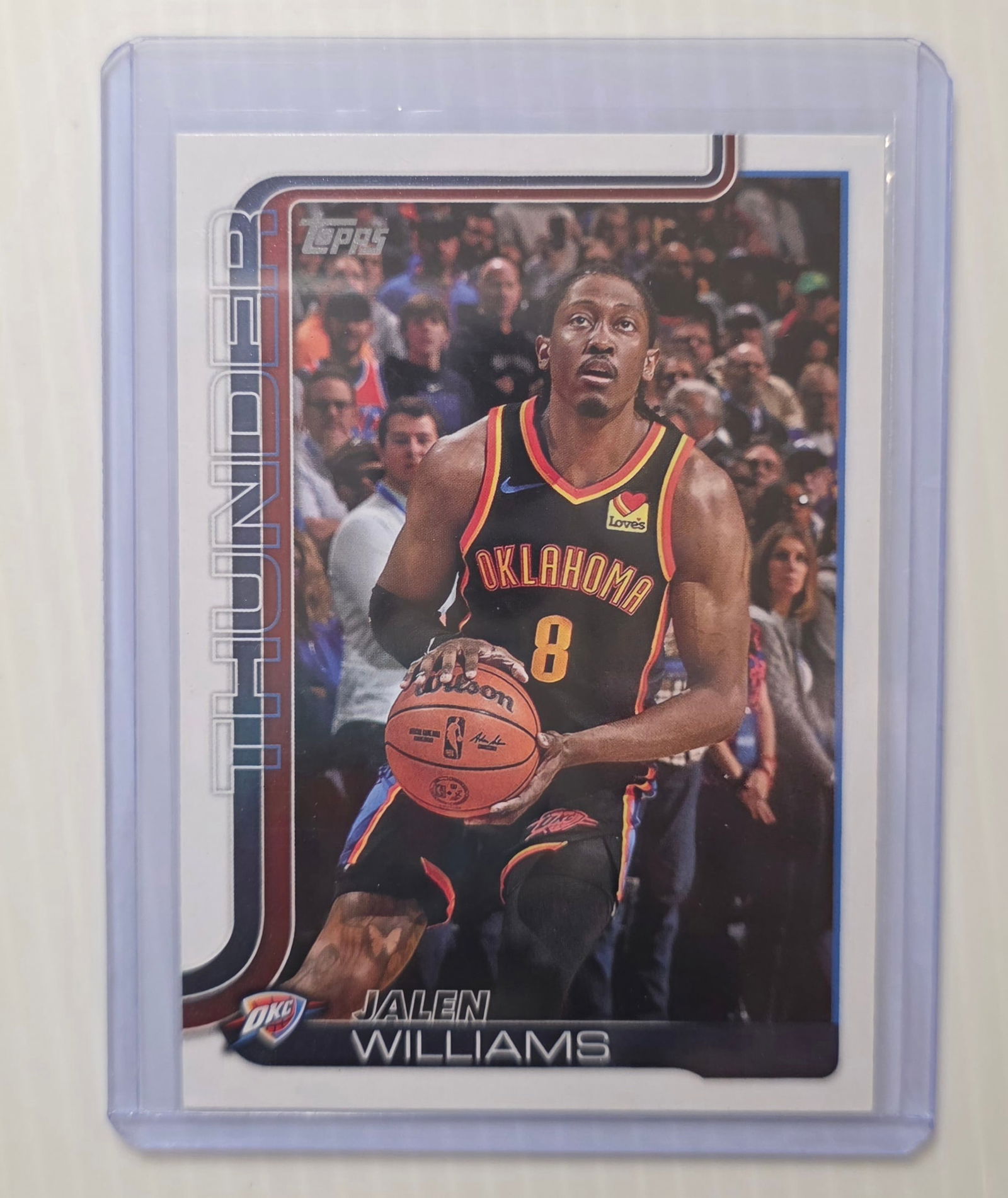 2025 Topps Flagship Jalen Williams #116 Oklahoma City Thunder NBA Basketball Card (1 of 3)