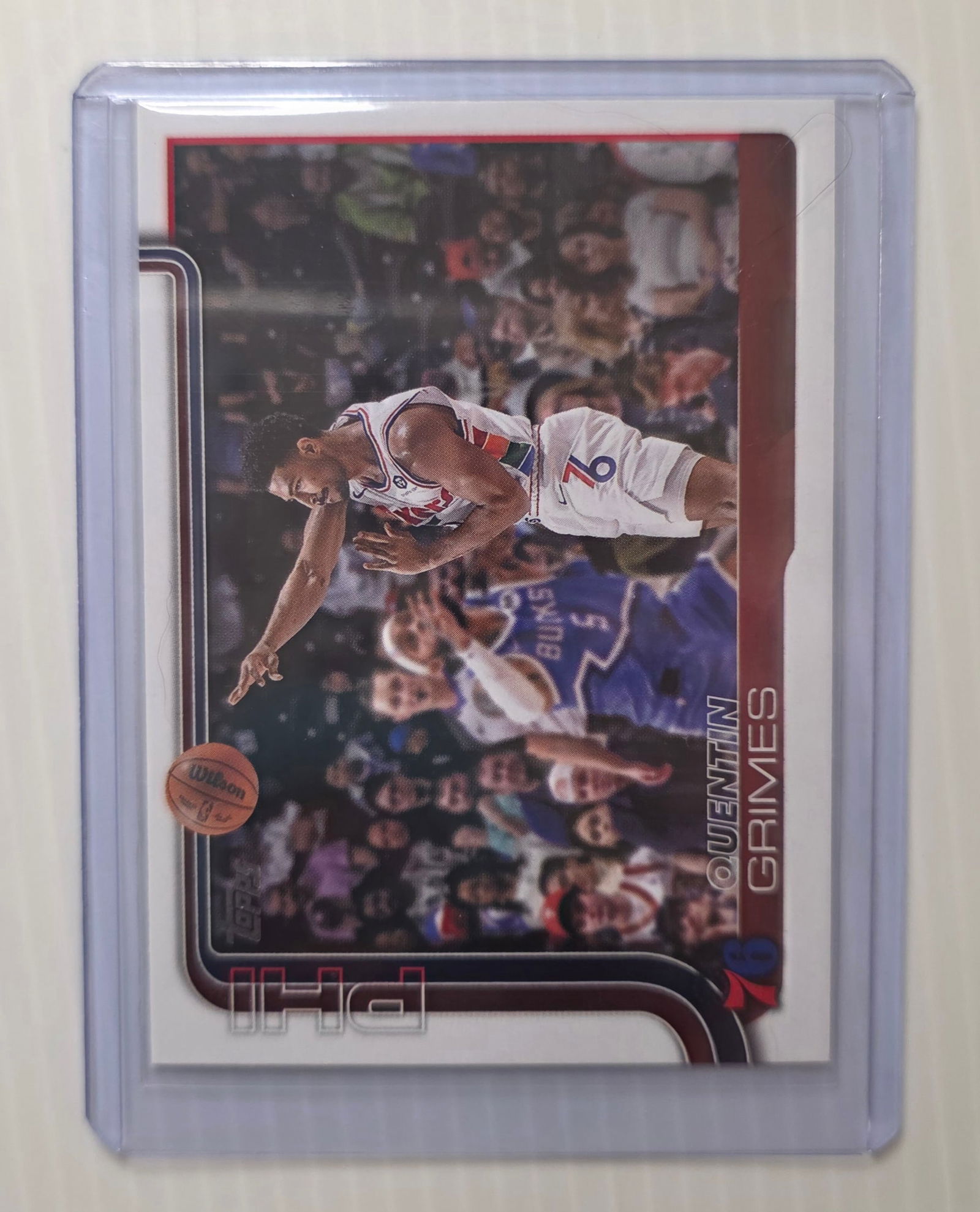 2025 Topps Flagship Quentin Grimes #25 Philadelphia 76ers NBA Basketball Card (1 of 4)