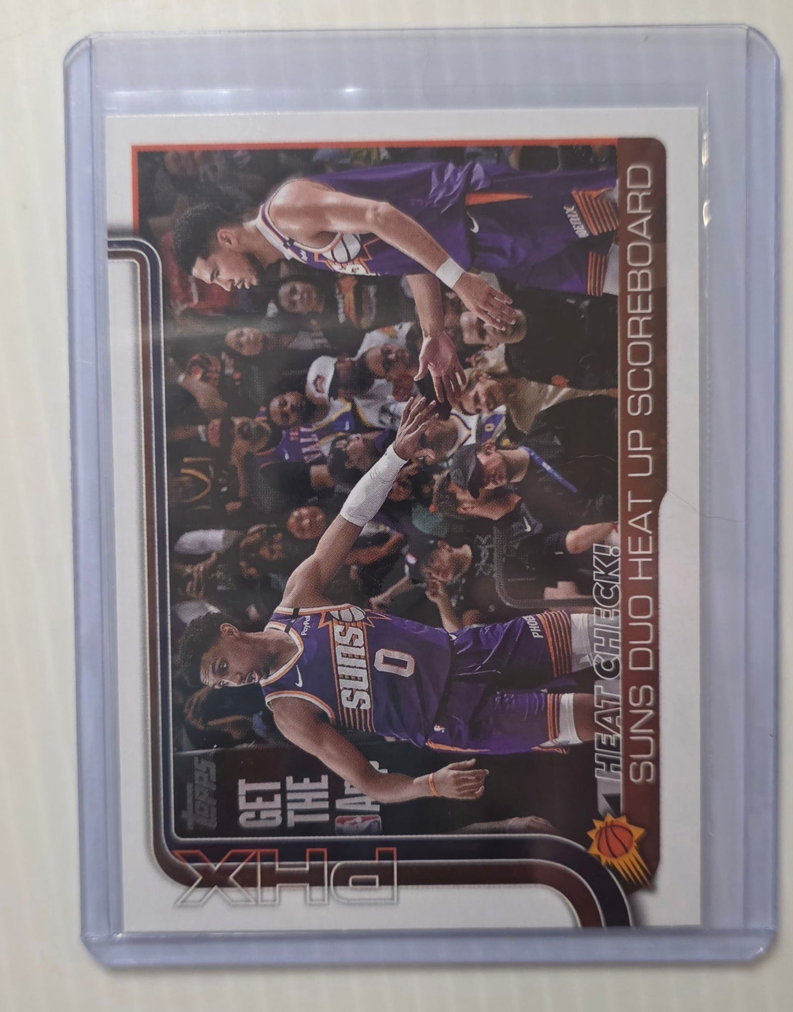 2025 Topps Flagship Suns Duo Heat Up Scoreboard #294 Phoenix Suns Insert Basketball Card (1 of 3)