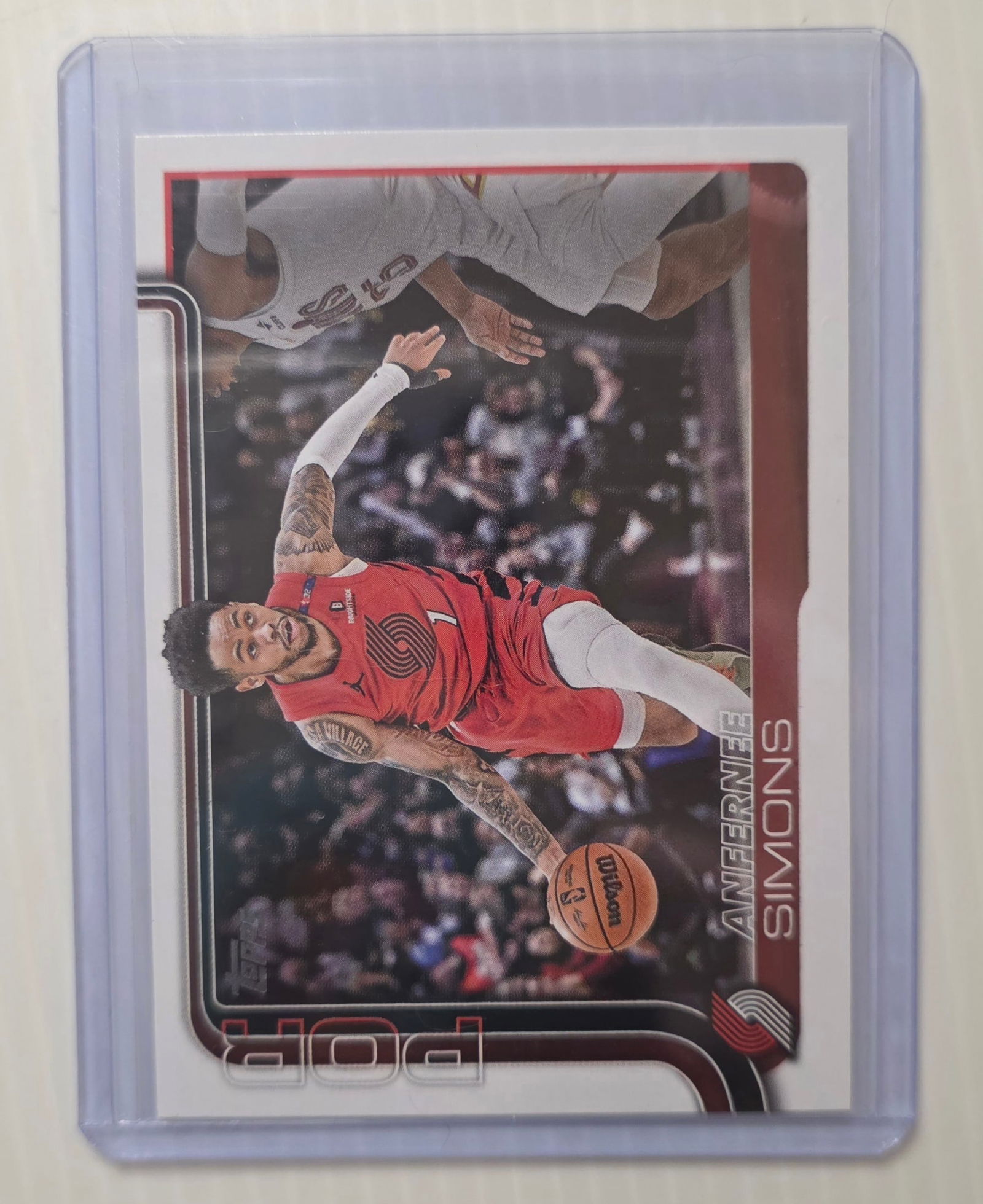 2025 Topps Flagship Anfernee Simons #123 Portland Trail Blazers NBA Basketball Card (1 of 4)