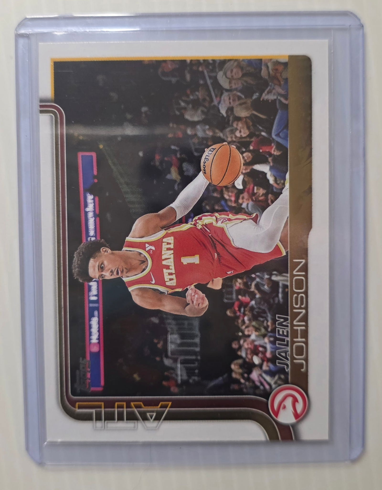 2025 Topps Flagship Jalen Johnson #65 Atlanta Hawks NBA Basketball Card (1 of 4)