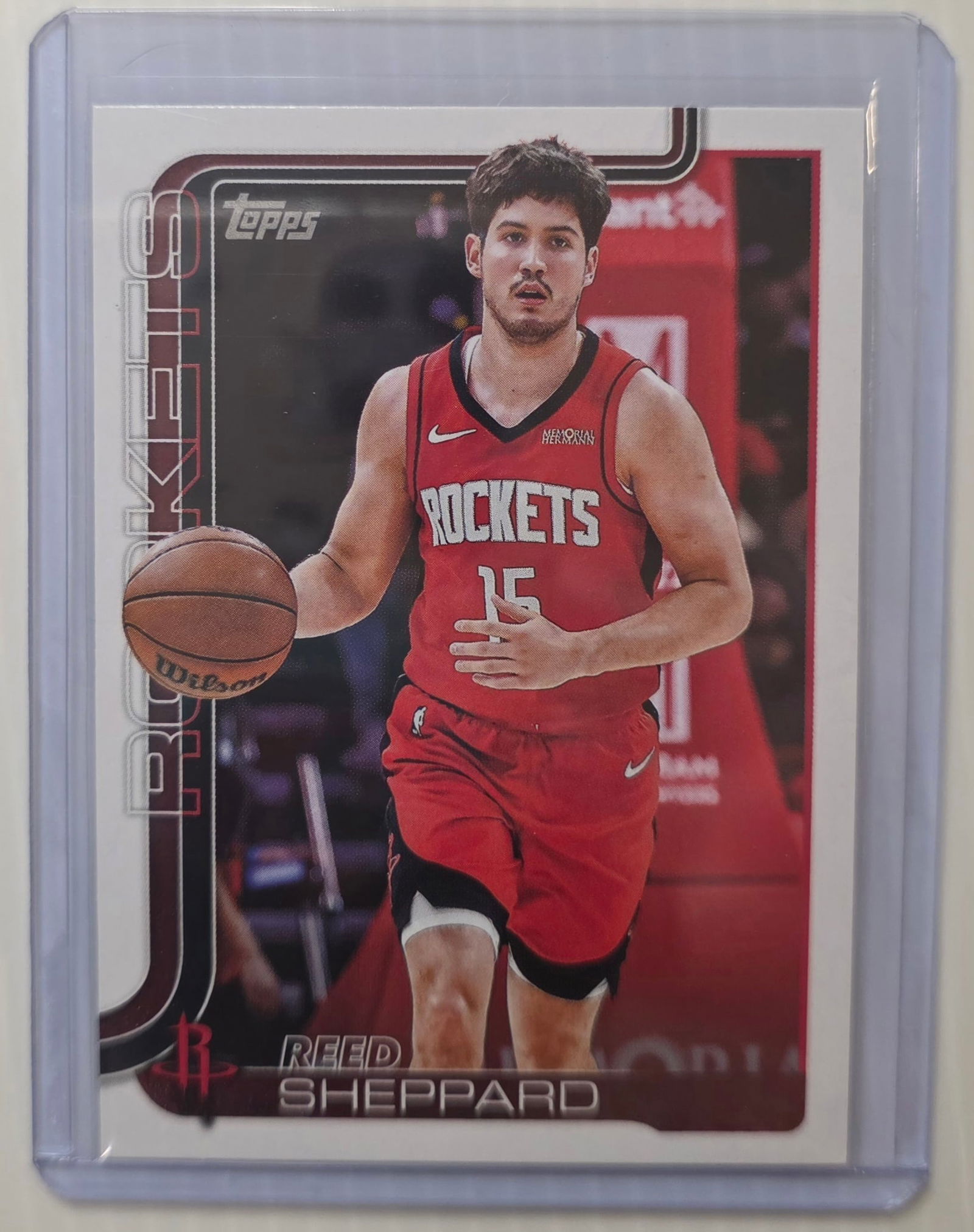 2025 Topps Flagship Reed Sheppard #178 Houston Rockets Rookie Card RC NBA Basketball (1 of 3)