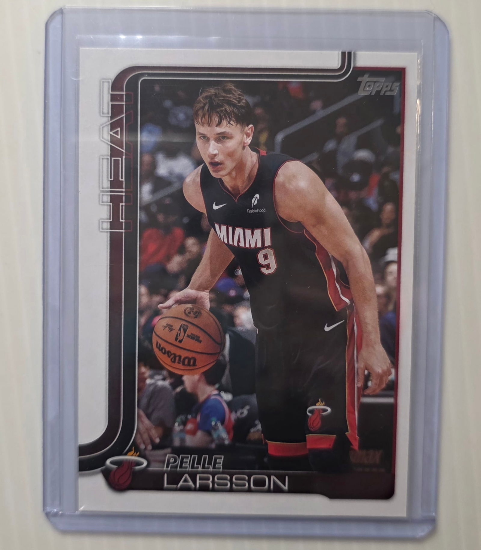 2025 Topps Flagship Pelle Larsson #79 Miami Heat NBA Basketball Card (1 of 3)