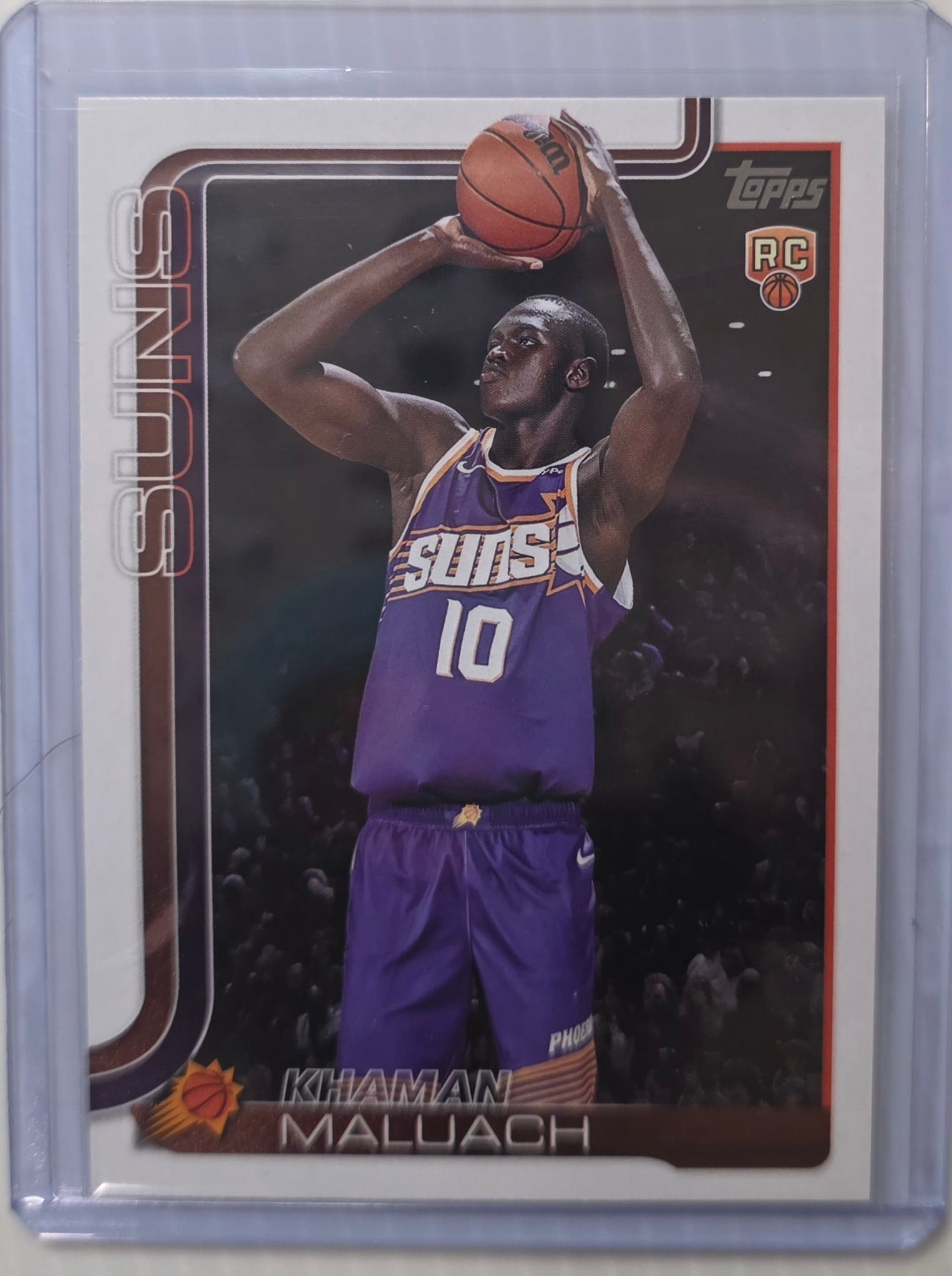 2025 Topps Flagship Khaman Maluach #210 Phoenix Suns Rookie RC NBA Basketball Card (1 of 3)