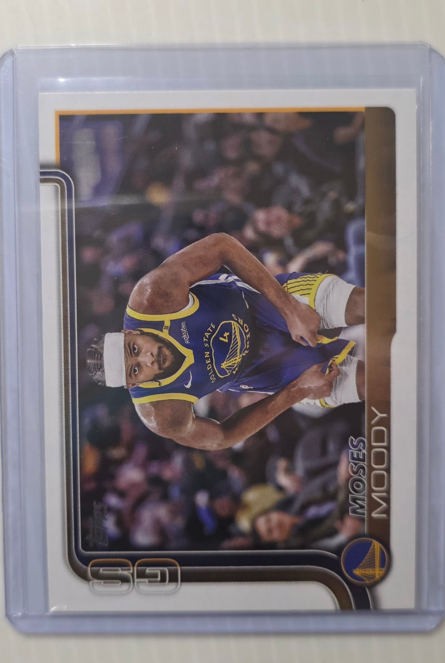 2025 Topps Flagship Moses Moody #140 Golden State Warriors NBA Basketball Card (1 of 3)