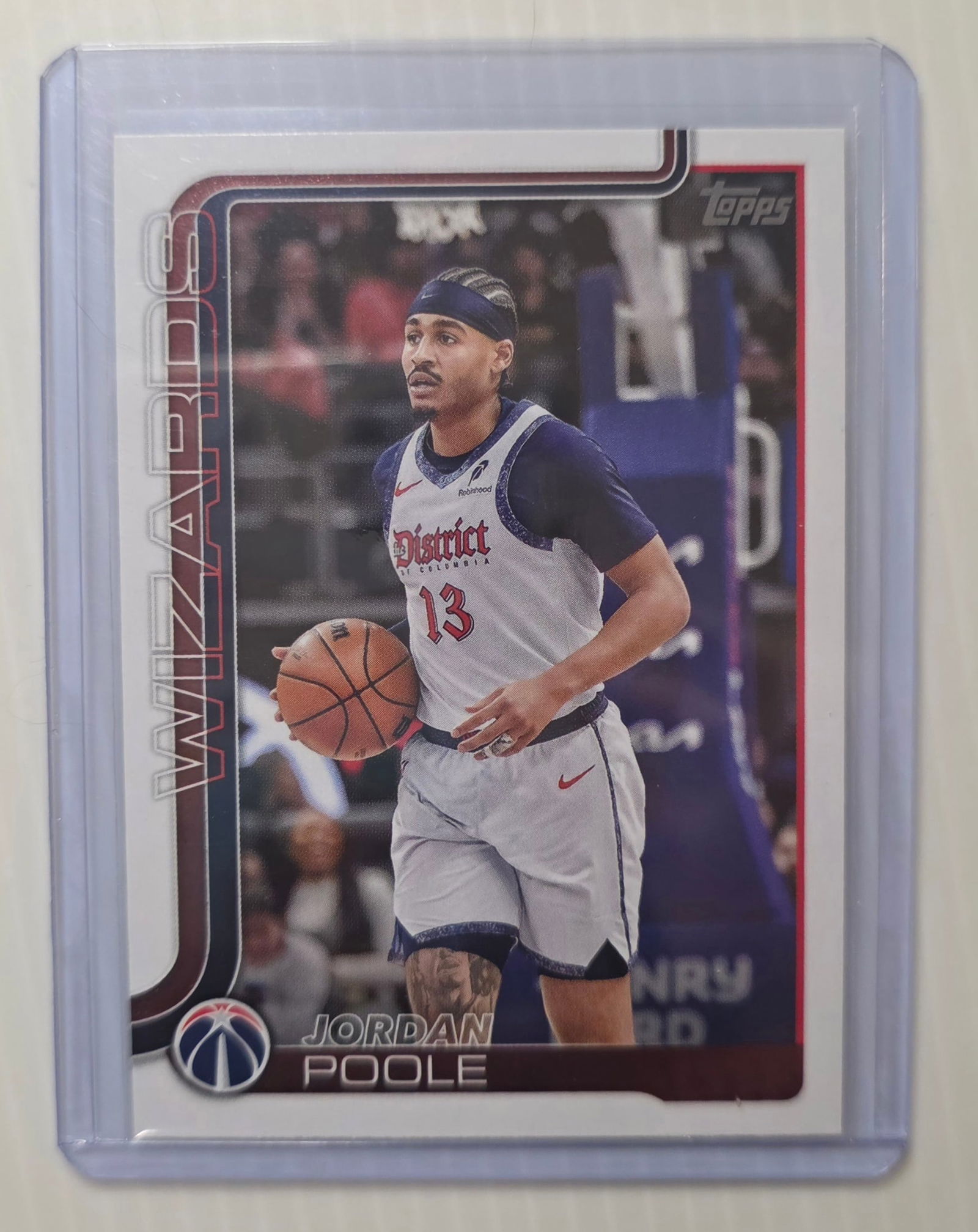 2025 Topps Flagship Jordan Poole #94 Washington Wizards NBA Basketball Card (1 of 3)