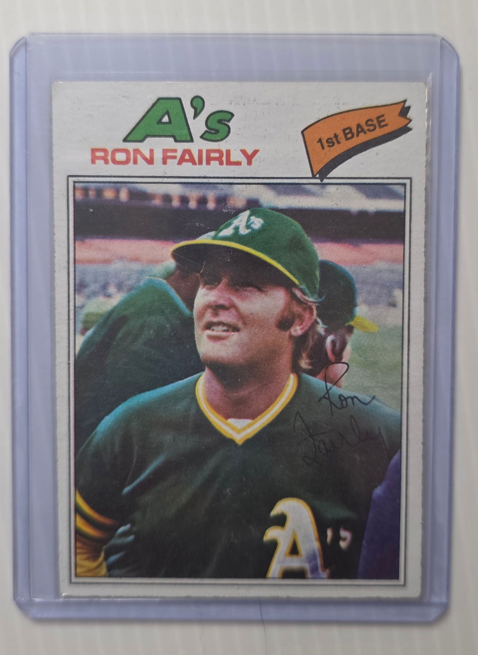 1977 Topps Ron Fairly #590 Oakland A’s 1st Base MLB Baseball Card (1 of 3)
