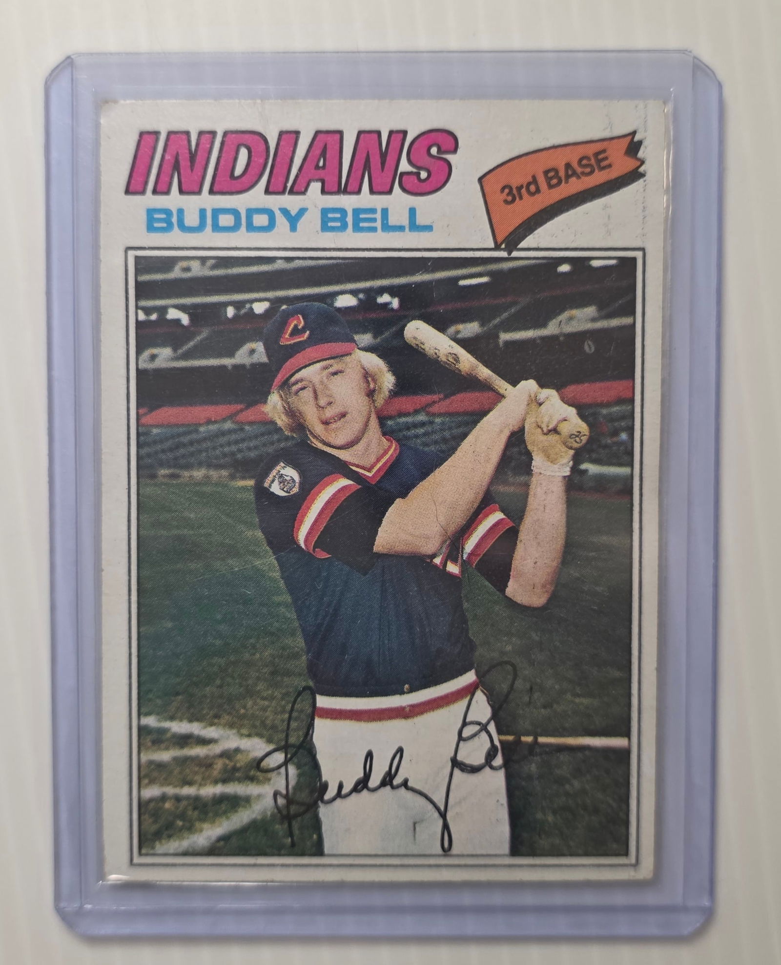 1977 Topps Buddy Bell #160 Cleveland Indians 3rd Base MLB Baseball Card (1 of 3)