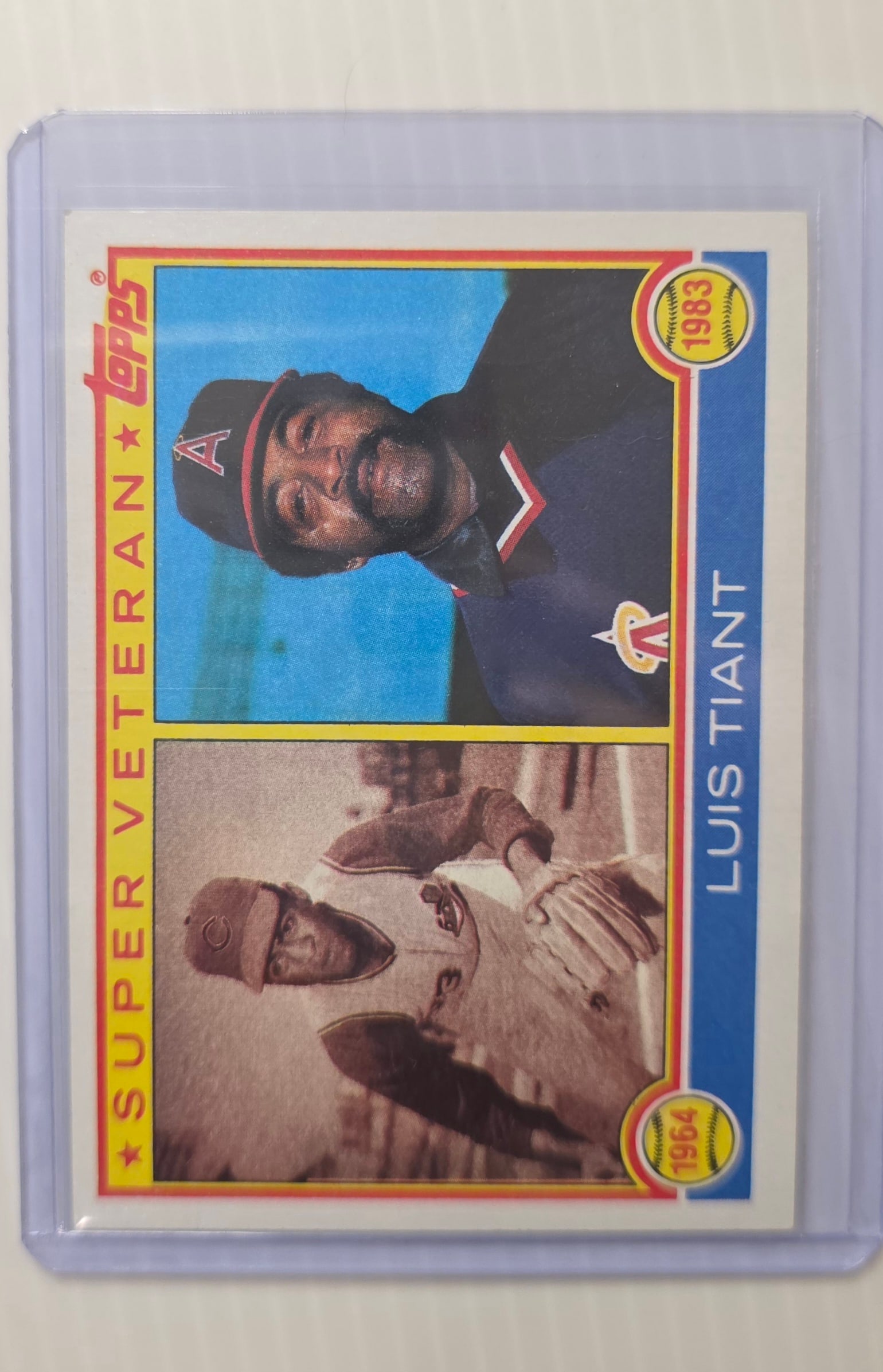 1983 Topps Super Veteran Luis Tiant #179 MLB Baseball Card (1 of 2)