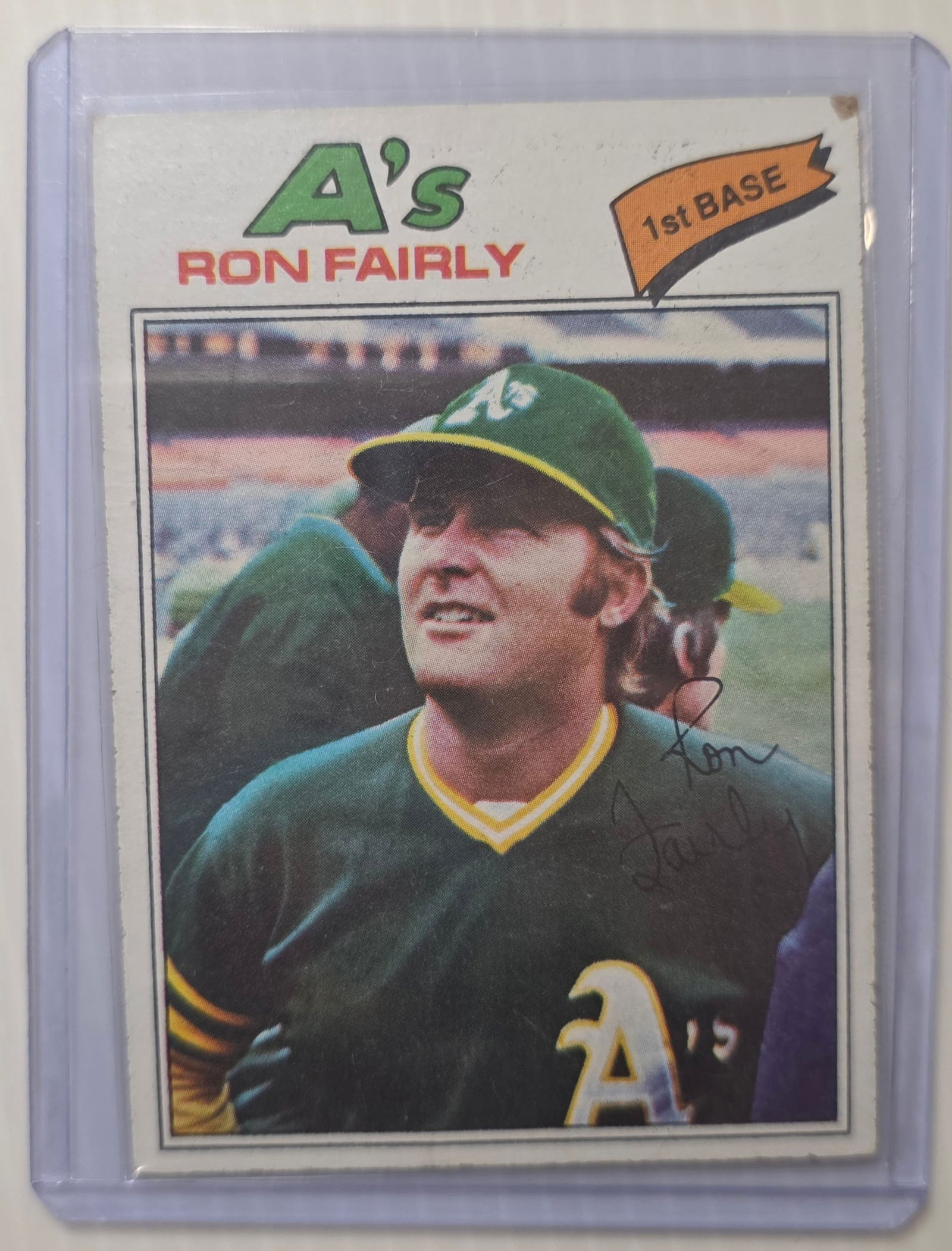 1977 Topps Ron Fairly #168 Oakland A’s 1st Base MLB Baseball Card (1 of 3)