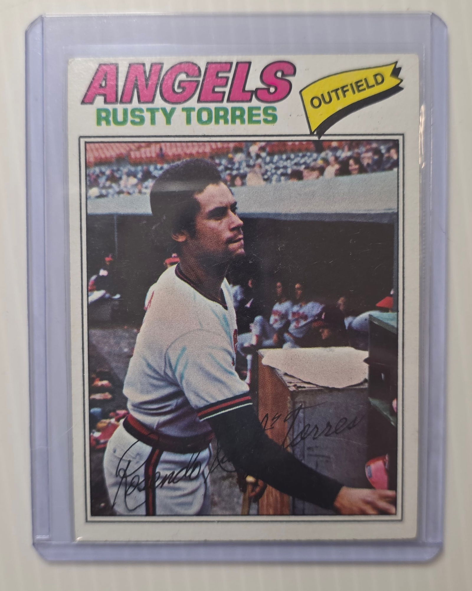 1977 Topps Rusty Torres #173 California Angels Outfield MLB Baseball Card (1 of 3)