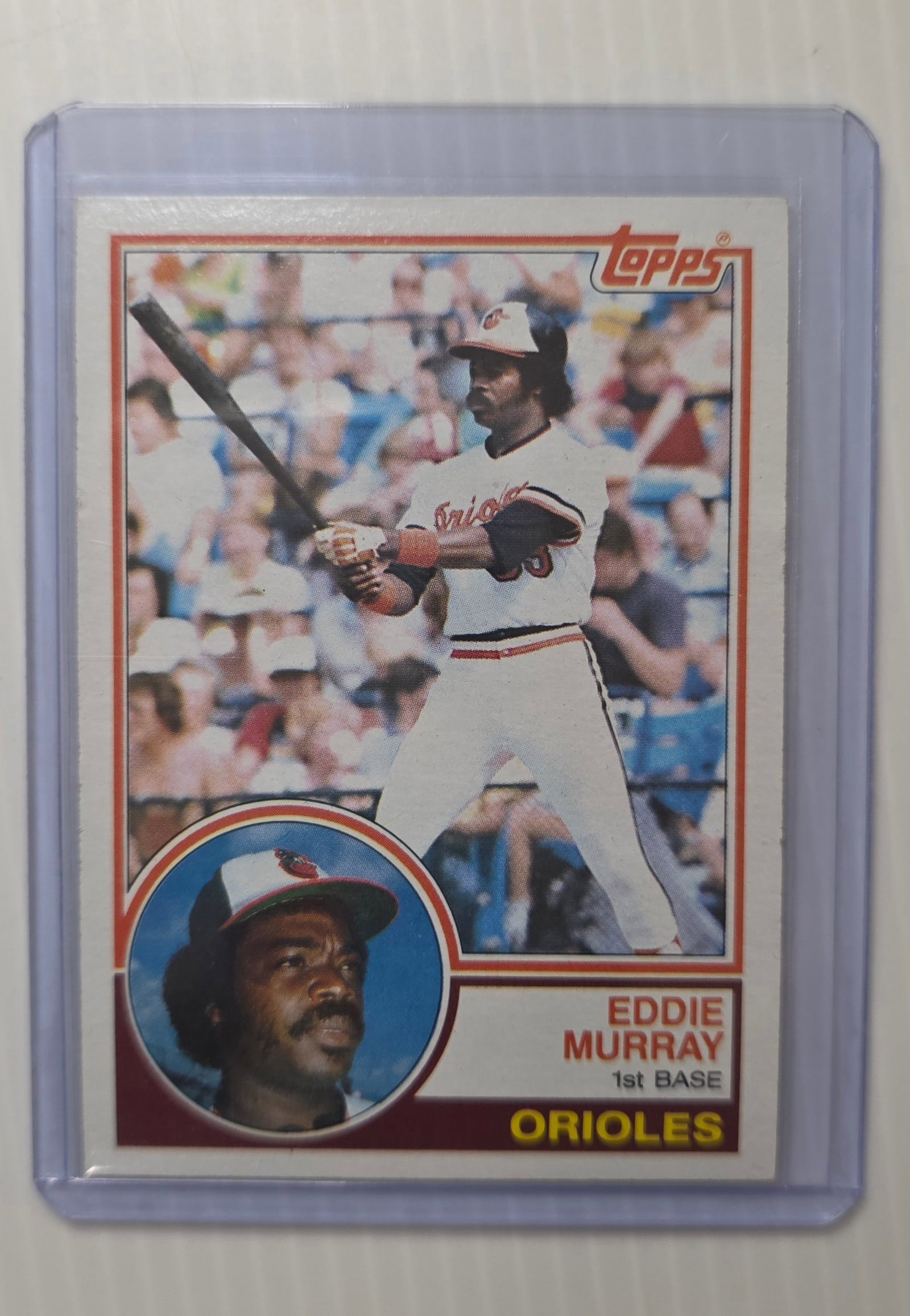 1983 Topps Eddie Murray #550 Baltimore Orioles MLB Baseball Card (1 of 3)