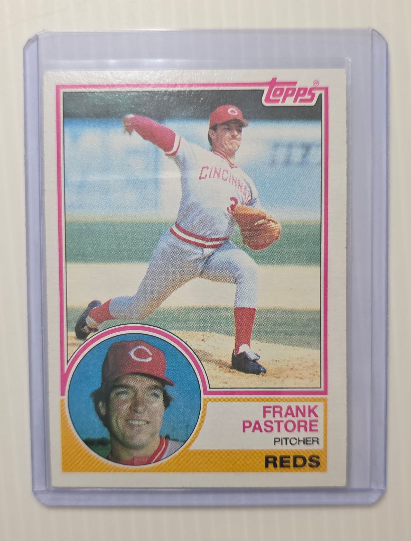 1983 Topps Frank Pastore #658 Cincinnati Reds Pitcher MLB Baseball Card (1 of 3)