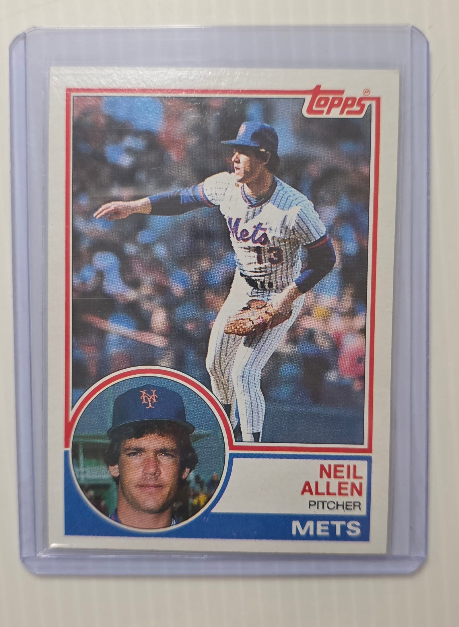 1983 Topps Neil Allen #575 New York Mets MLB Baseball Card (1 of 3)