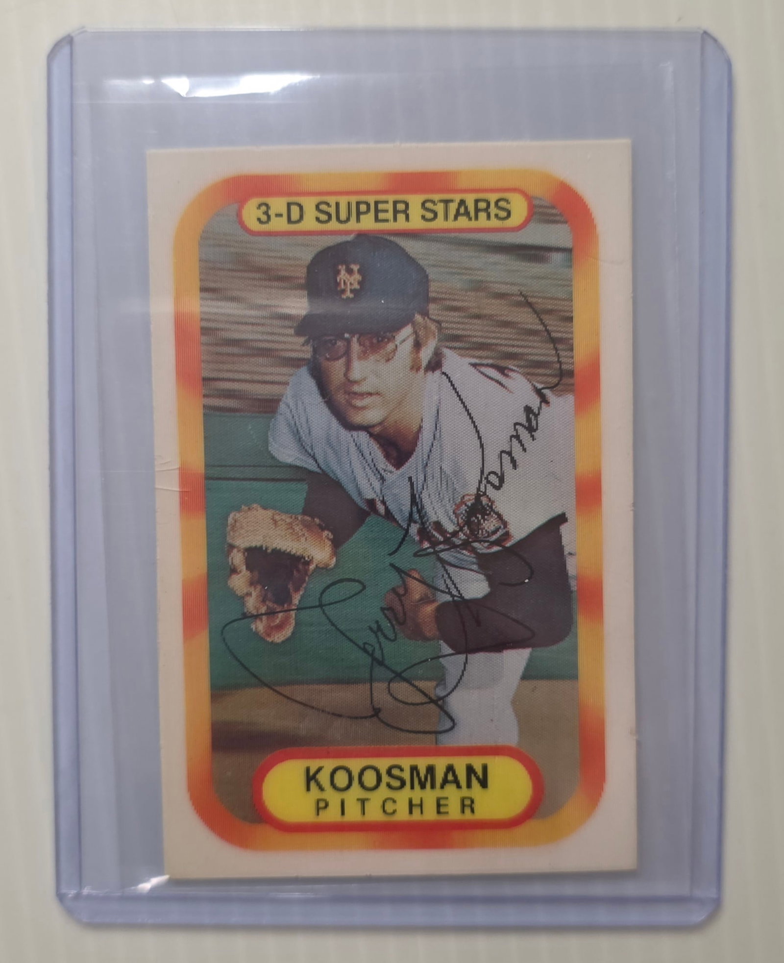 1983 Topps 3-D Super Stars Jerry Koosman New York Mets Baseball Card (1 of 3)