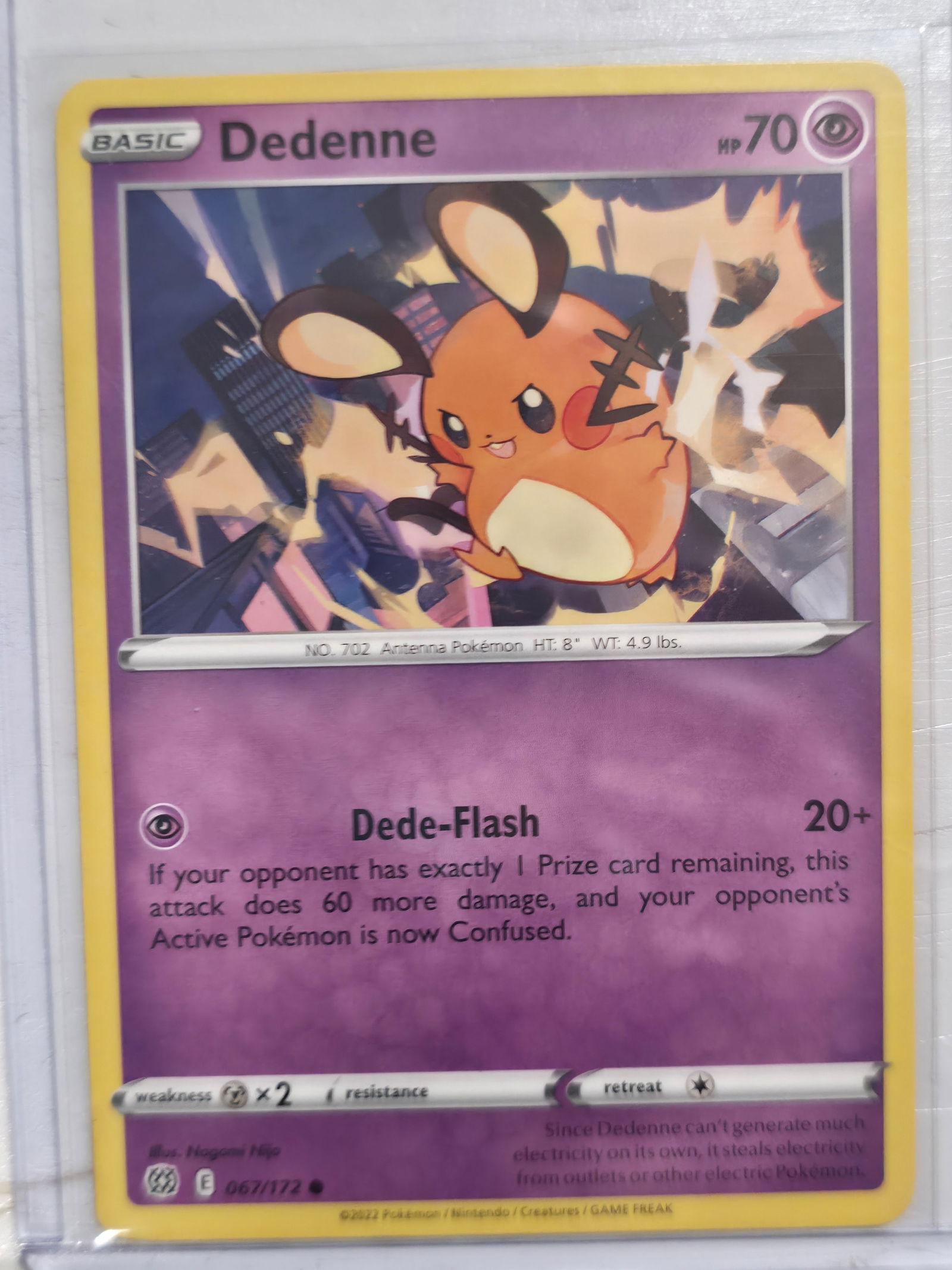 2022 Dedenne Brilliant Stars 067/172 Common (1 of 3)