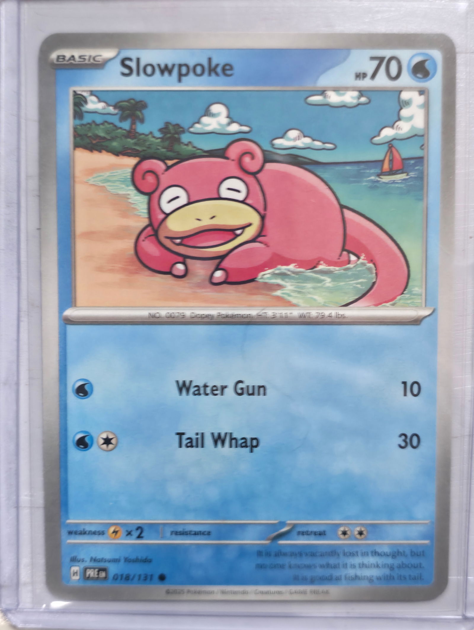 2025 Slowpoke Prismatic Evolutions 018/131: 2025 Slowpoke Prismatic Evolutions 018/131