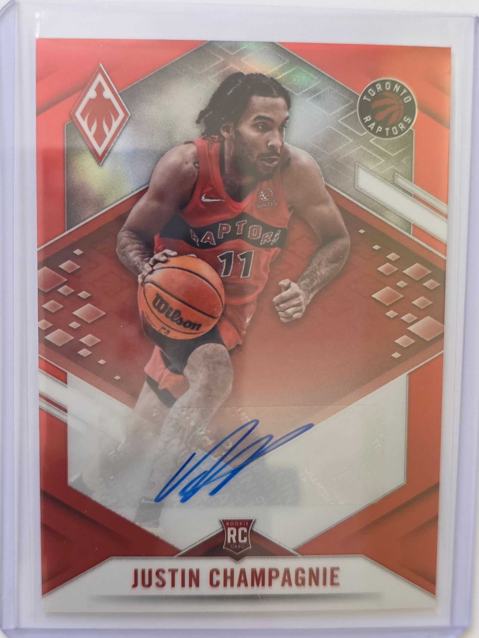 Justin Champagnie ROOKIE AUTO 2021 Panini Chronicles Phoenix Raptors PRA-JCH (1 of 3)