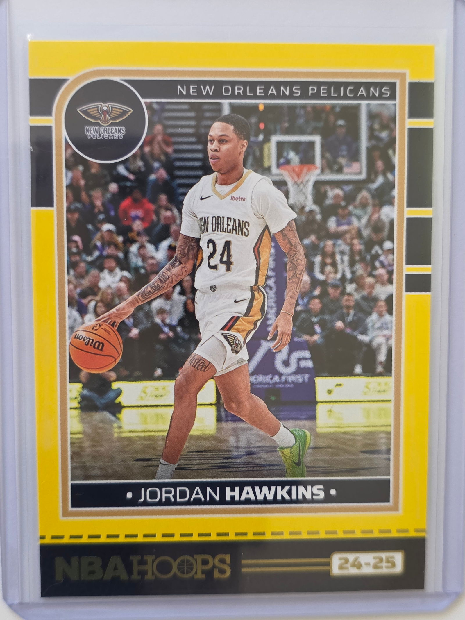 Jordan Hawkins 2024 Panini NBA Hoops New Orleans Pelicans #109 (1 of 3)