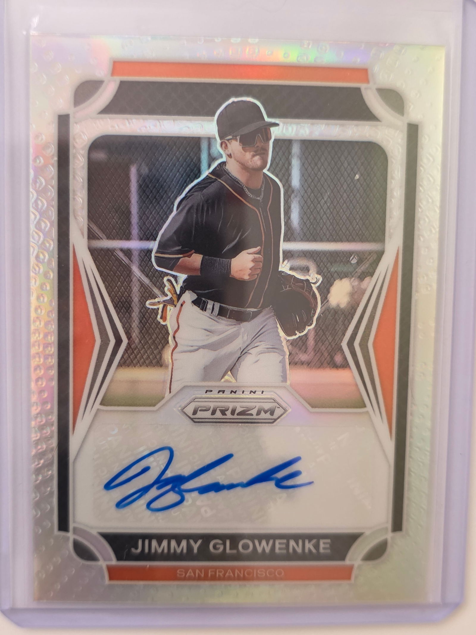 Jimmy Glowenke AUTO Prizm Draft Picks San Francisco Prospect (1 of 3)