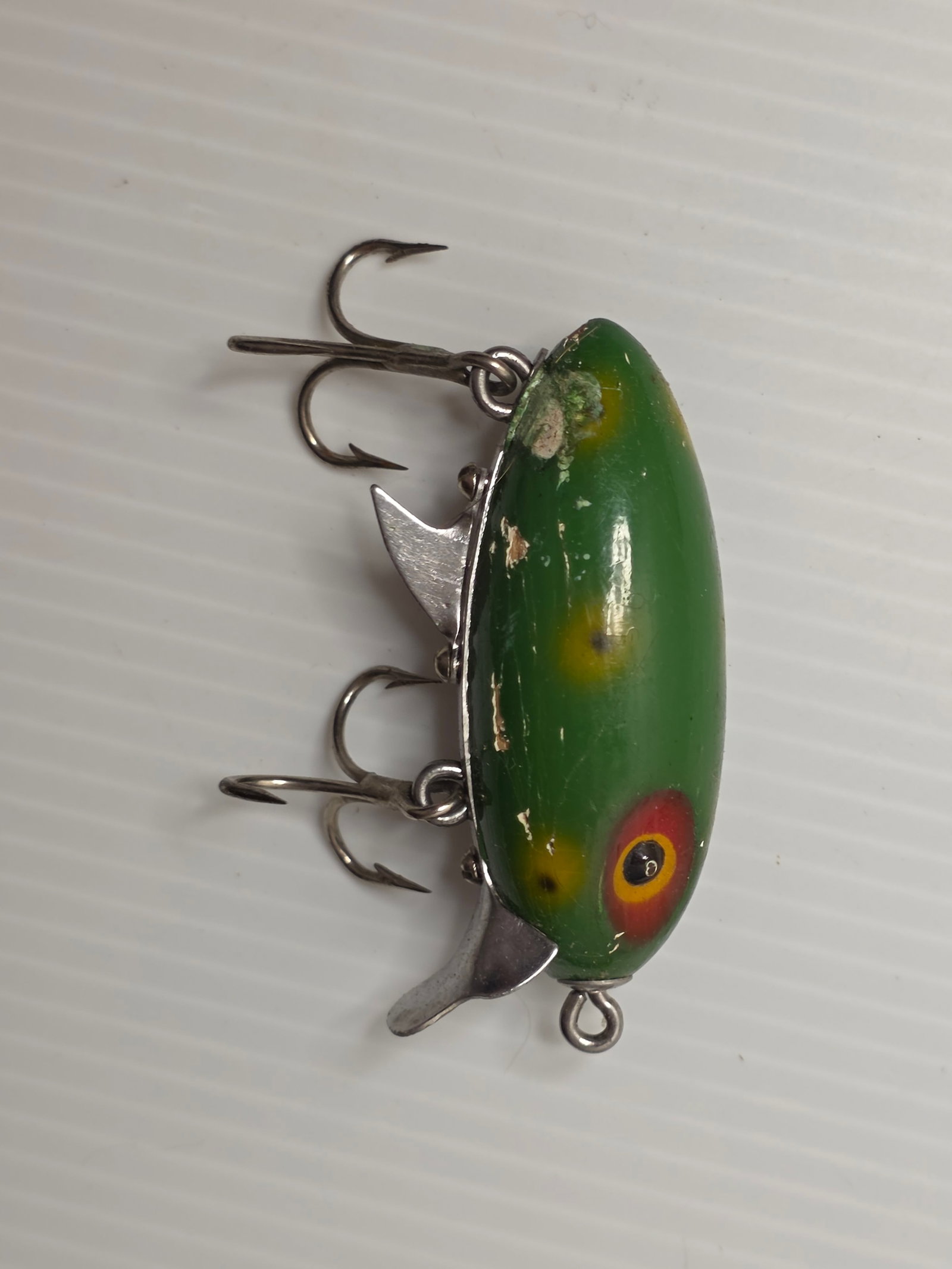 Vintage Clark Water Scout Green Spotted Fishing Lure (1 of 9)