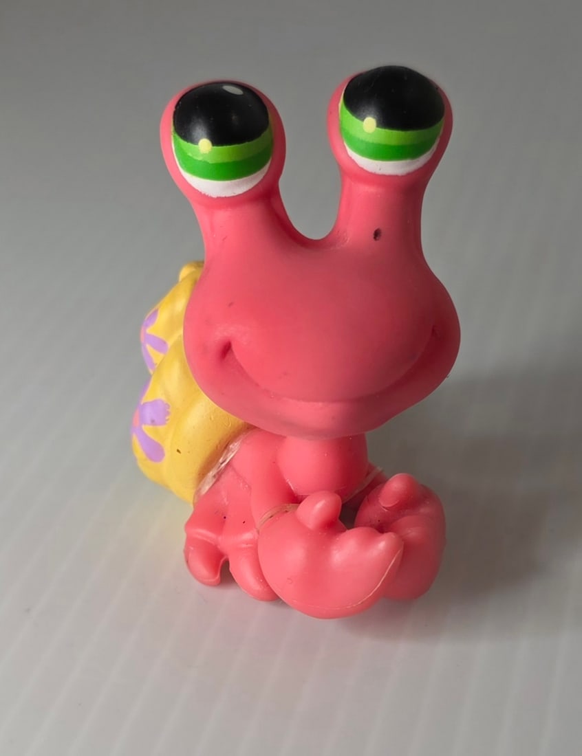 GEN 2 Hermit Crab #62 Pink Yellow Shell Green Eyes Hasbro (1 of 6)