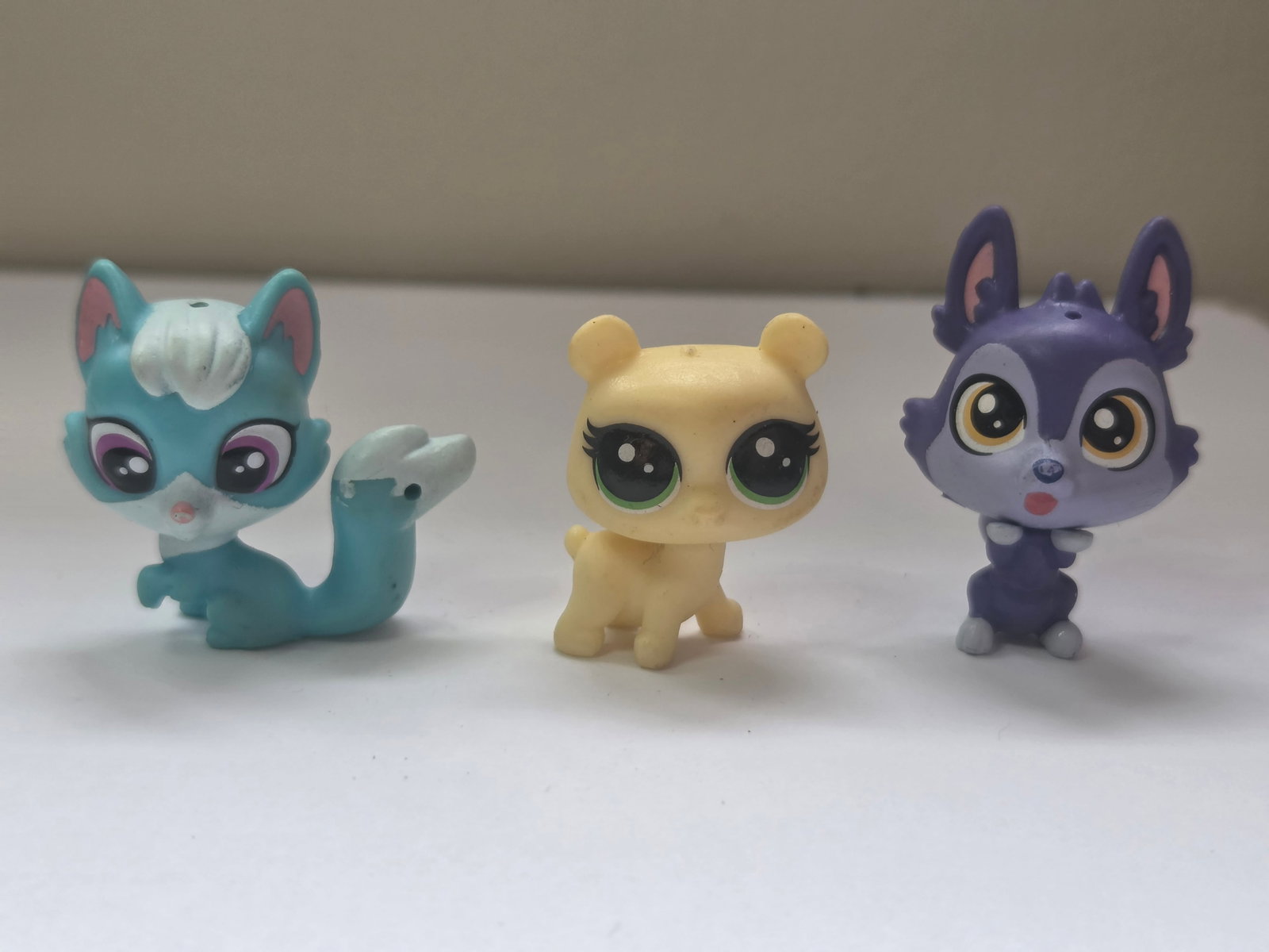 Lot 3 Fox 3902 GEN 4 Yellow Bear GEN 2 Purple Dog Hasbro GEN 3 (1 of 7)