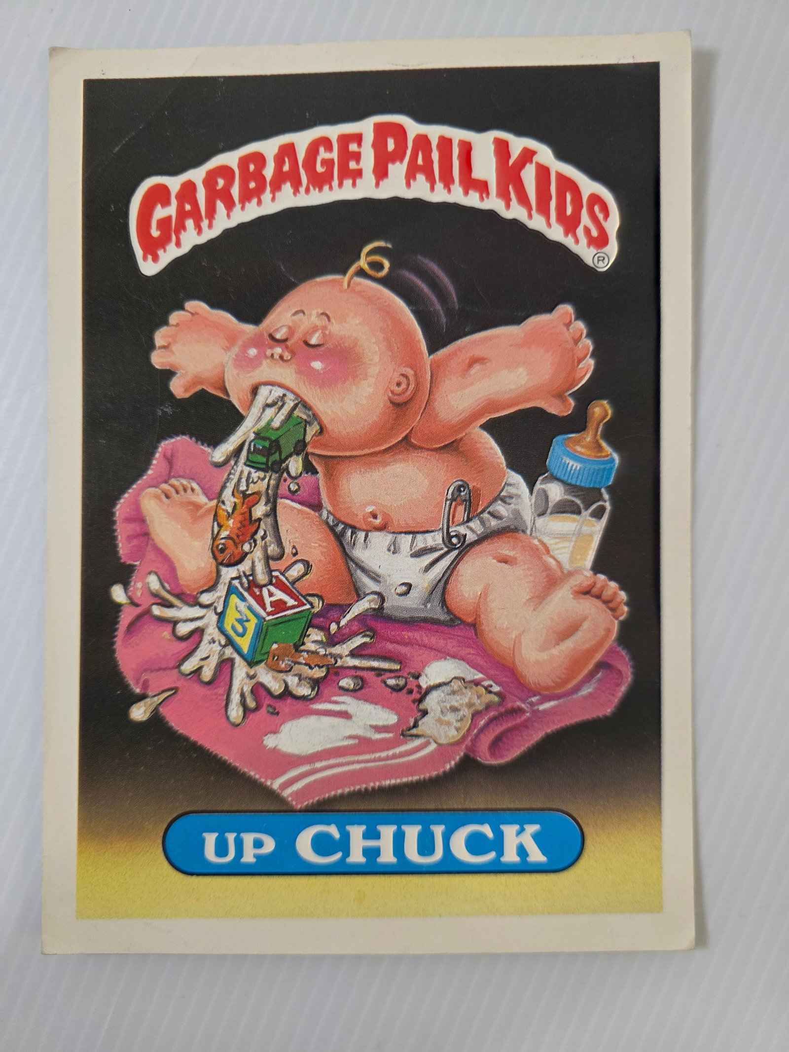 1986 Garbage Pail Kids Up Chuck 3 Jumbo Poster Card Topps OS1 (1 of 6)