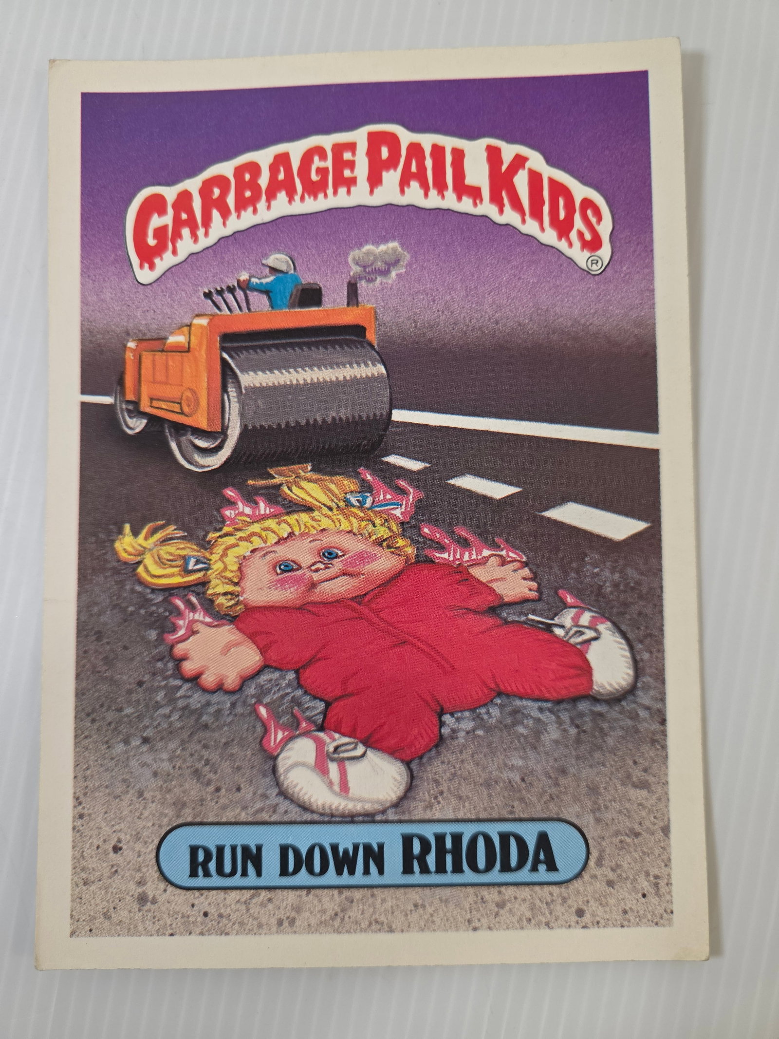 1986 Garbage Pail Kids Run Down Rhoda 31 Jumbo Poster Card Topps OS1 (1 of 6)