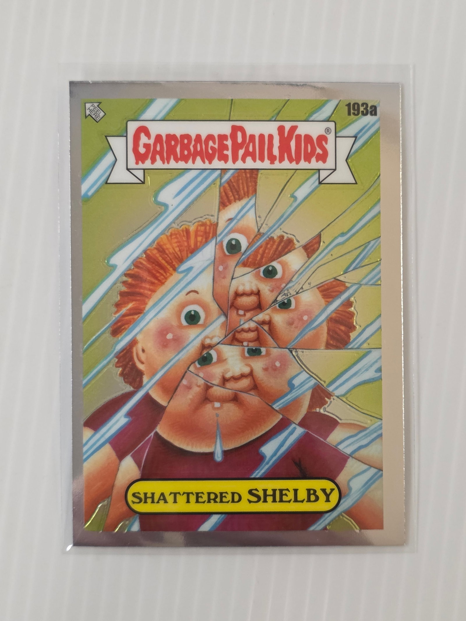 Shattered Shelby 193a 2022 Garbage Pail Kids Puzzle Card (1 of 5)