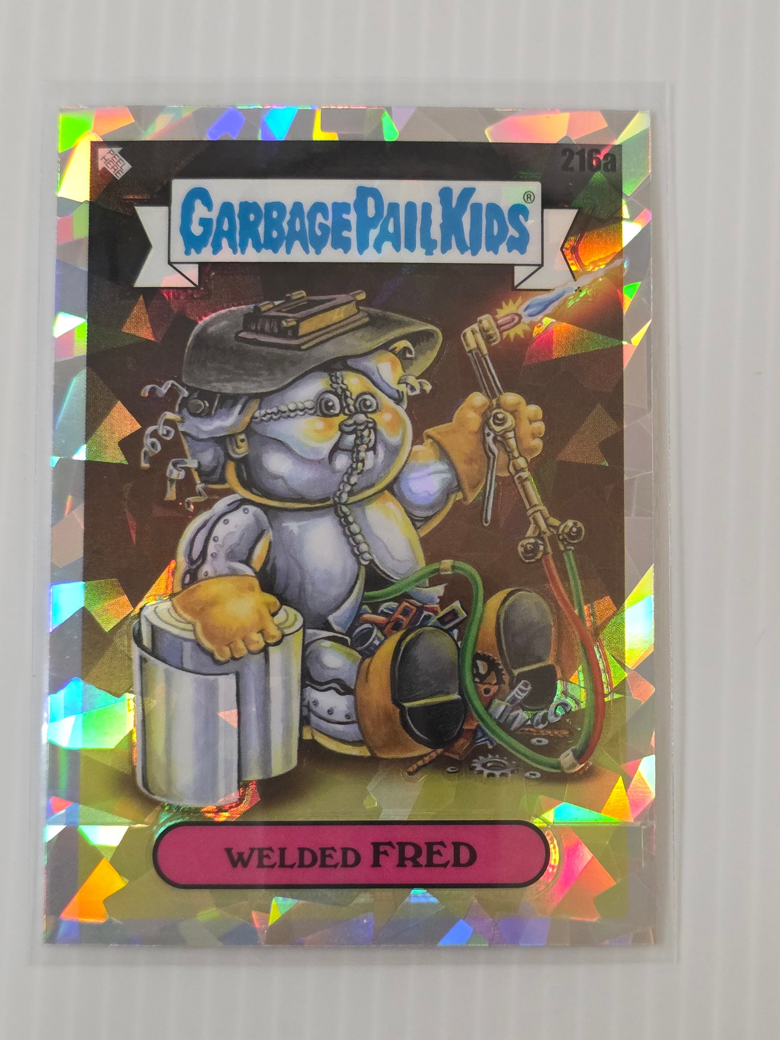 Welded Fred 216a 2022 Garbage Pail Kids Foil Trading Card (1 of 5)