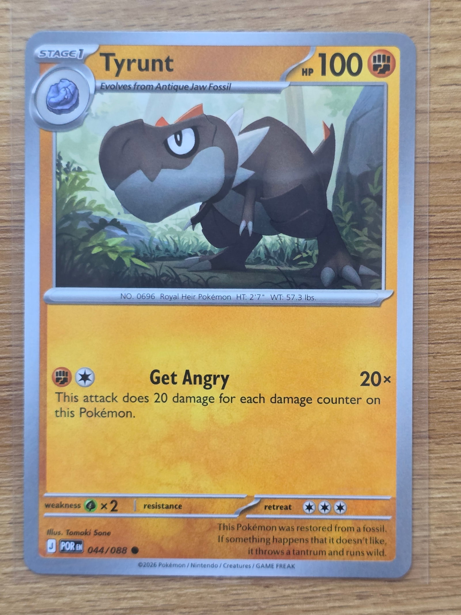 Tyrunt 044 088 Paradox Rift Stage 1 Non Holo (1 of 3)
