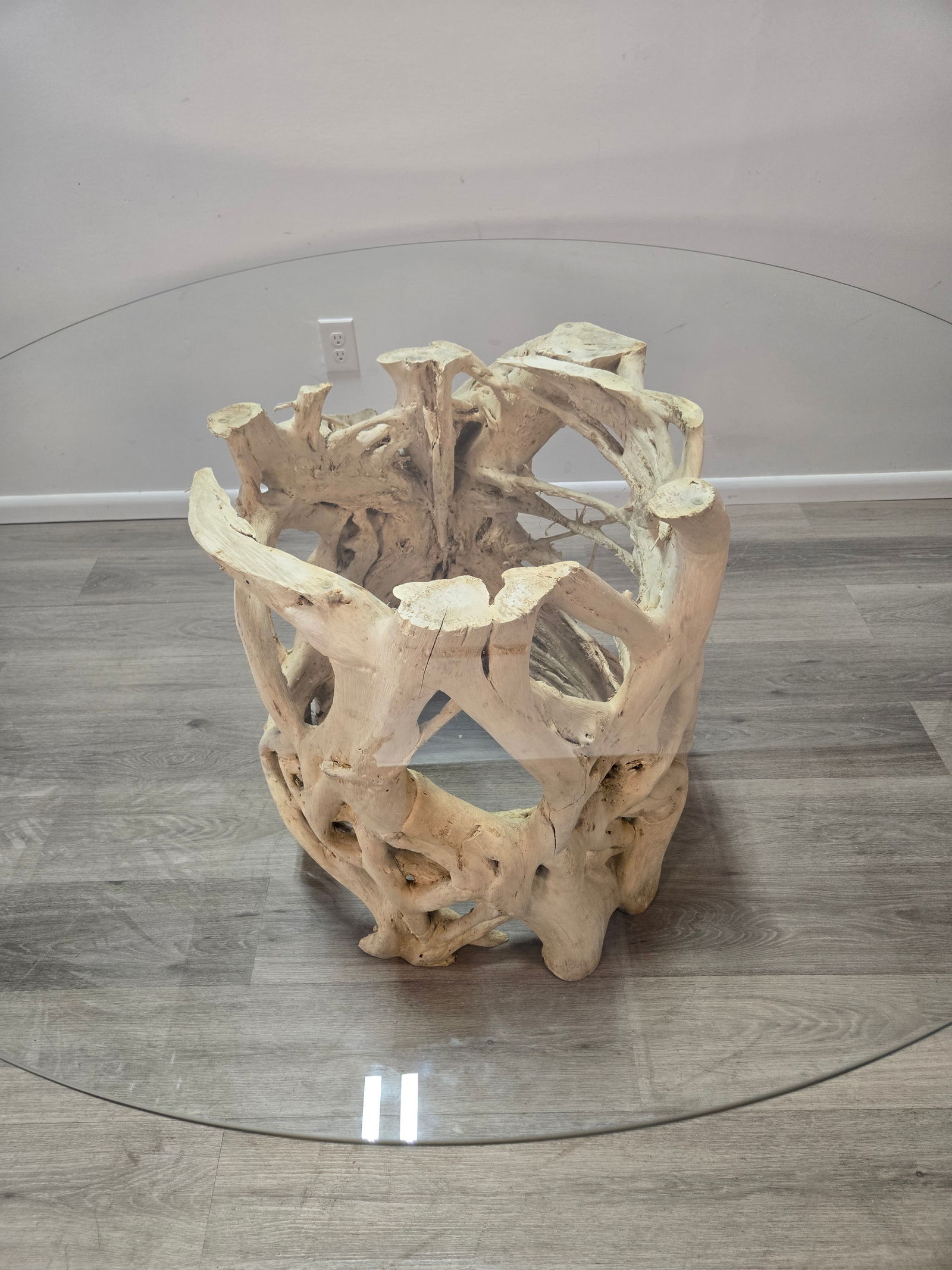 Banyan Tree Dining Table with Glass - 7