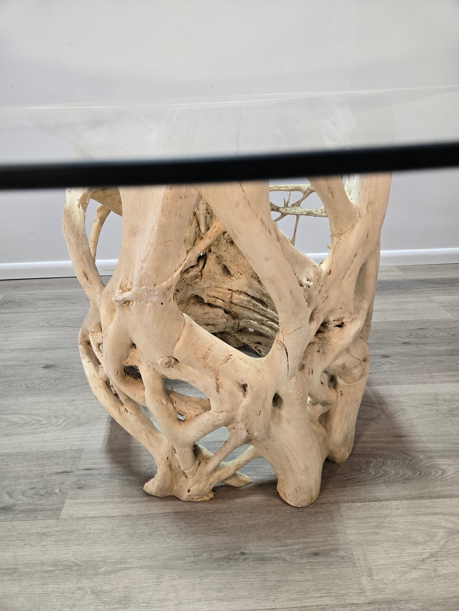 Banyan Tree Dining Table with Glass - 9