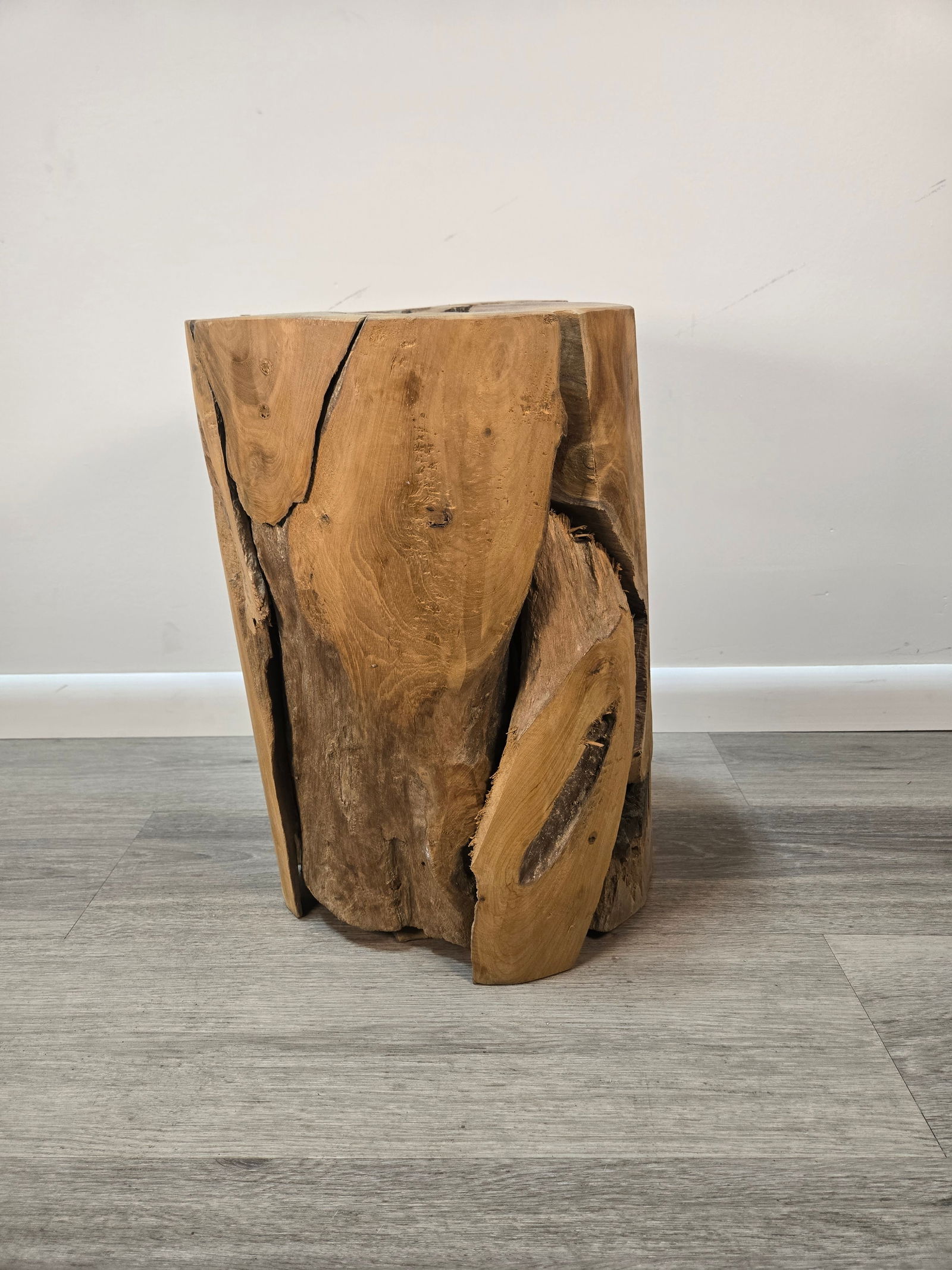 Teak Wood Stool / Side Table - 4